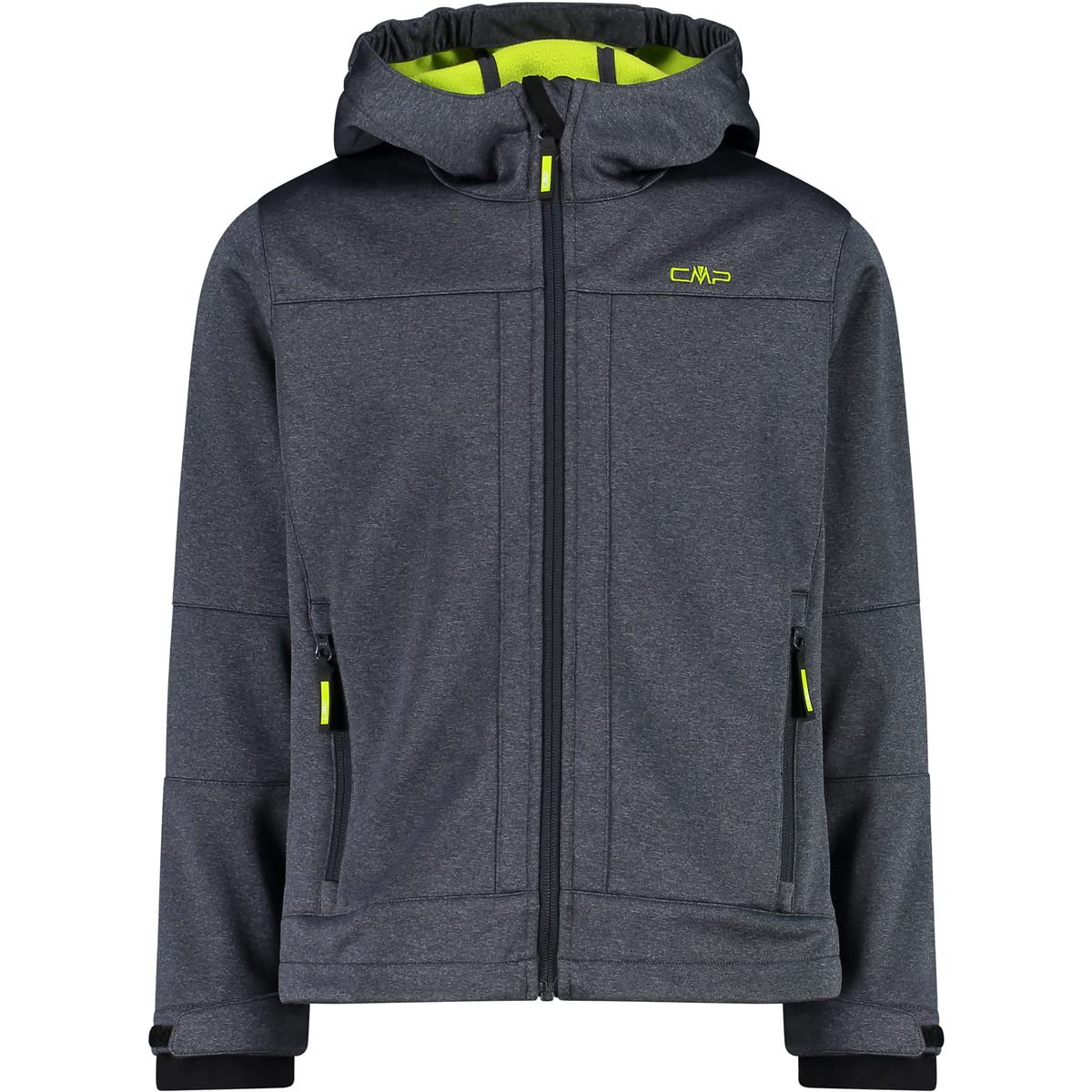 cmp-giacca-in-softshell-melange-bambini-con-cappuccio-fisso image 8