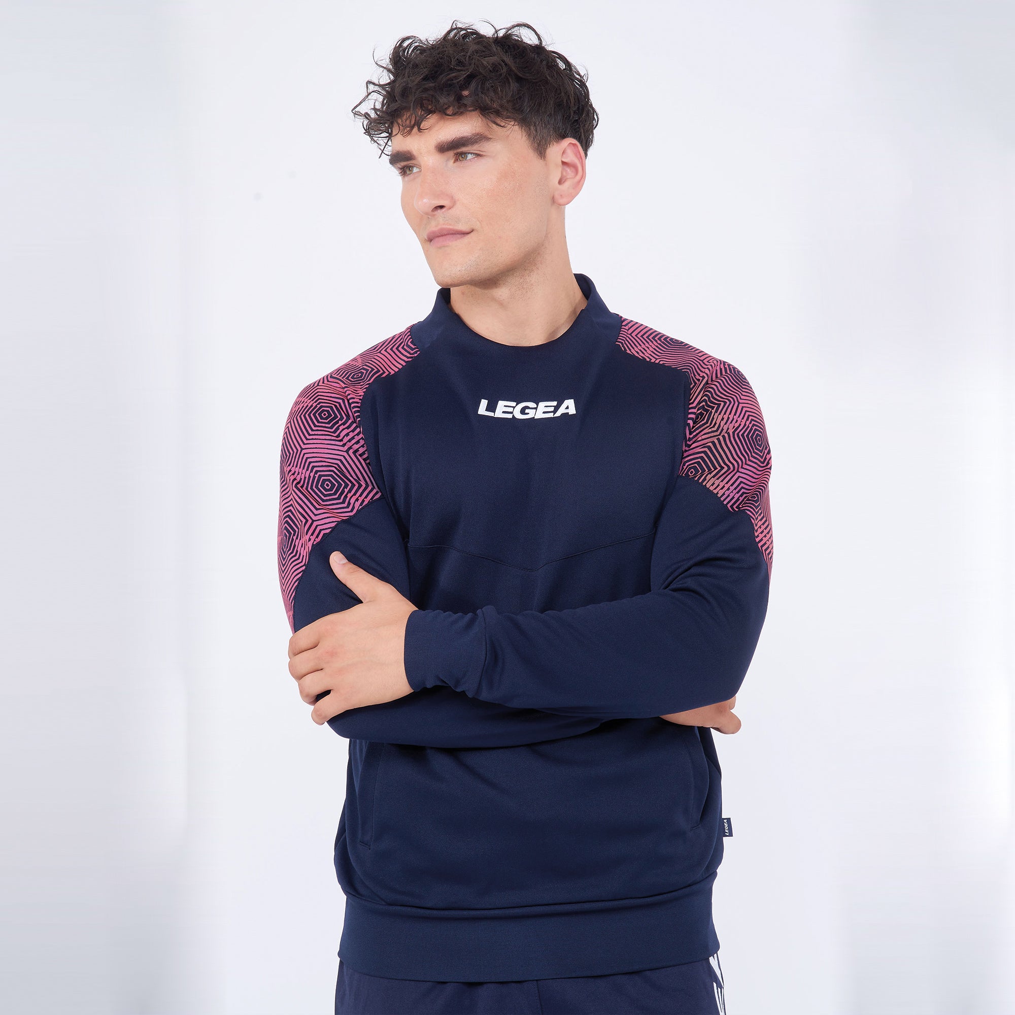 legea-giacca-con-zip-petra-blu-pesca-neon-xs-taglie-piccole image 2