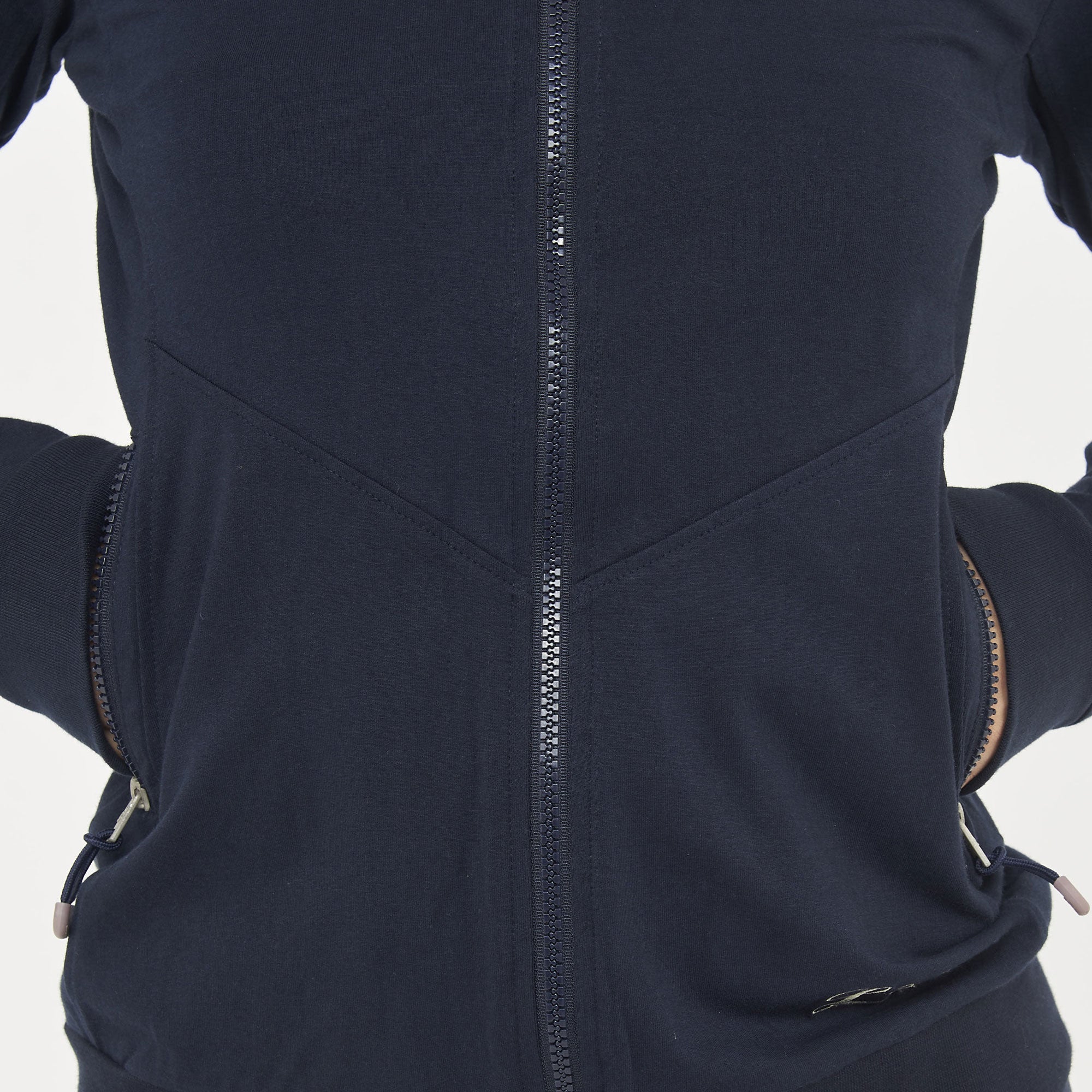 legea-layca-felpa-leggera-zip-cappuccio-blu-xs image 4