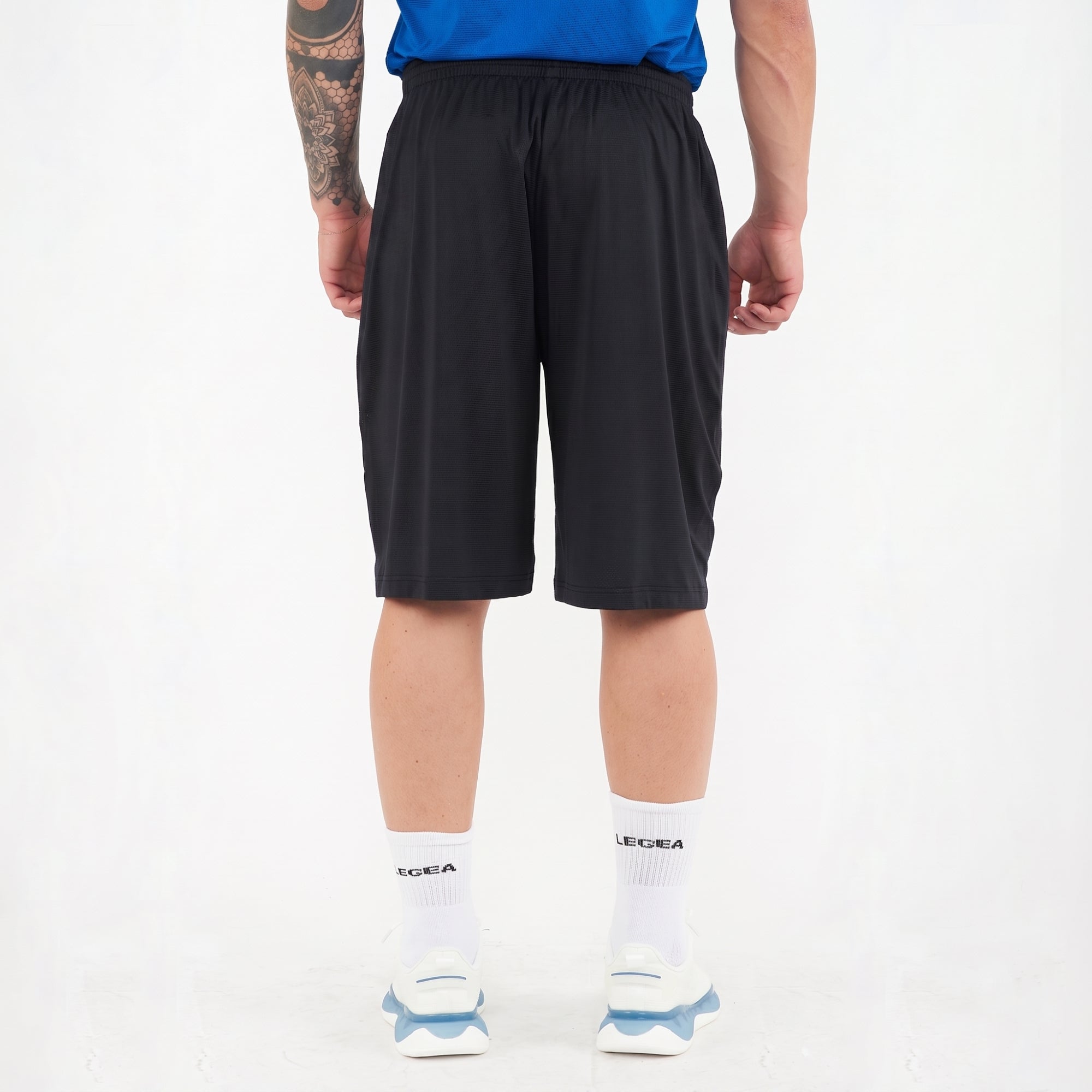 legea-cleveland-pantaloncini-allenamento-poliestere-nero-s image 2