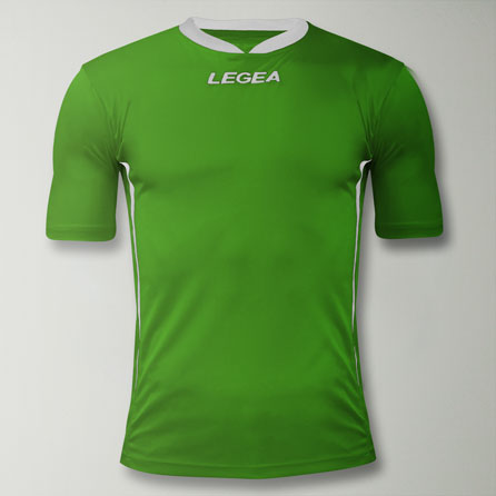 legea-dusseldorf-maglia-calcio-manica-corta-verde-bianco-s image 1