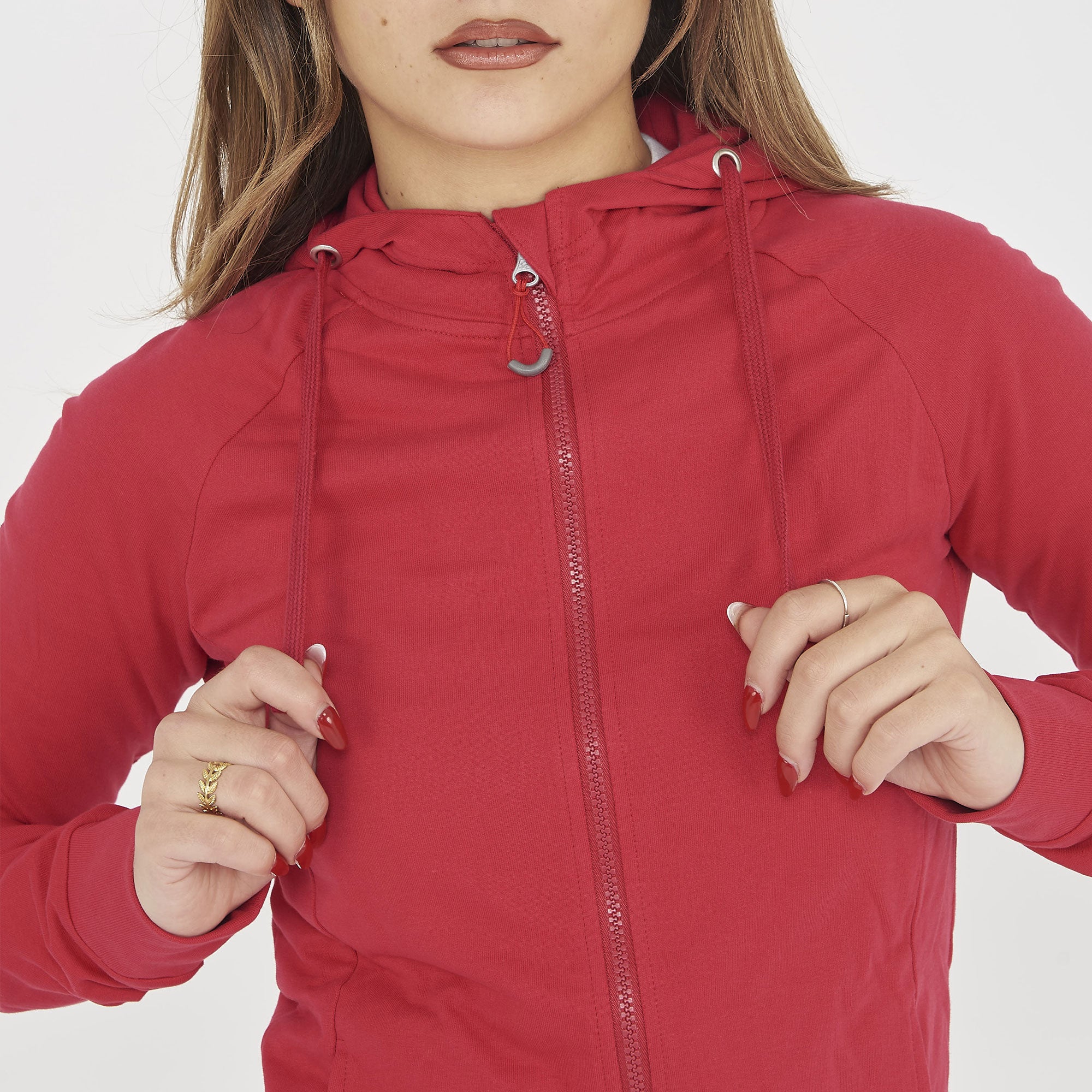 legea-giacca-sportiva-dair-con-zip-e-cappuccio-rosa-scuro-l image 4