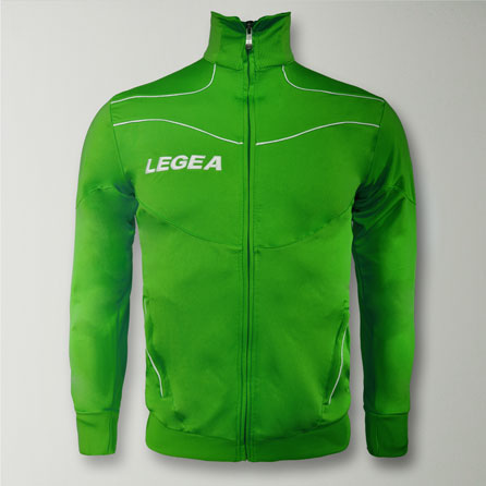 legea-texas-giacca-in-poliestere-con-zip-e-cappuccio-verde-m image 1