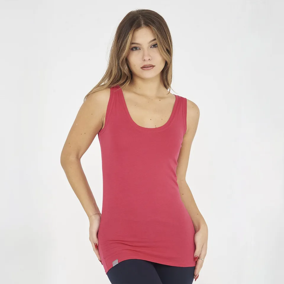 legea-raita-canotta-spalle-larghe-cotone-amarena-xl image 1