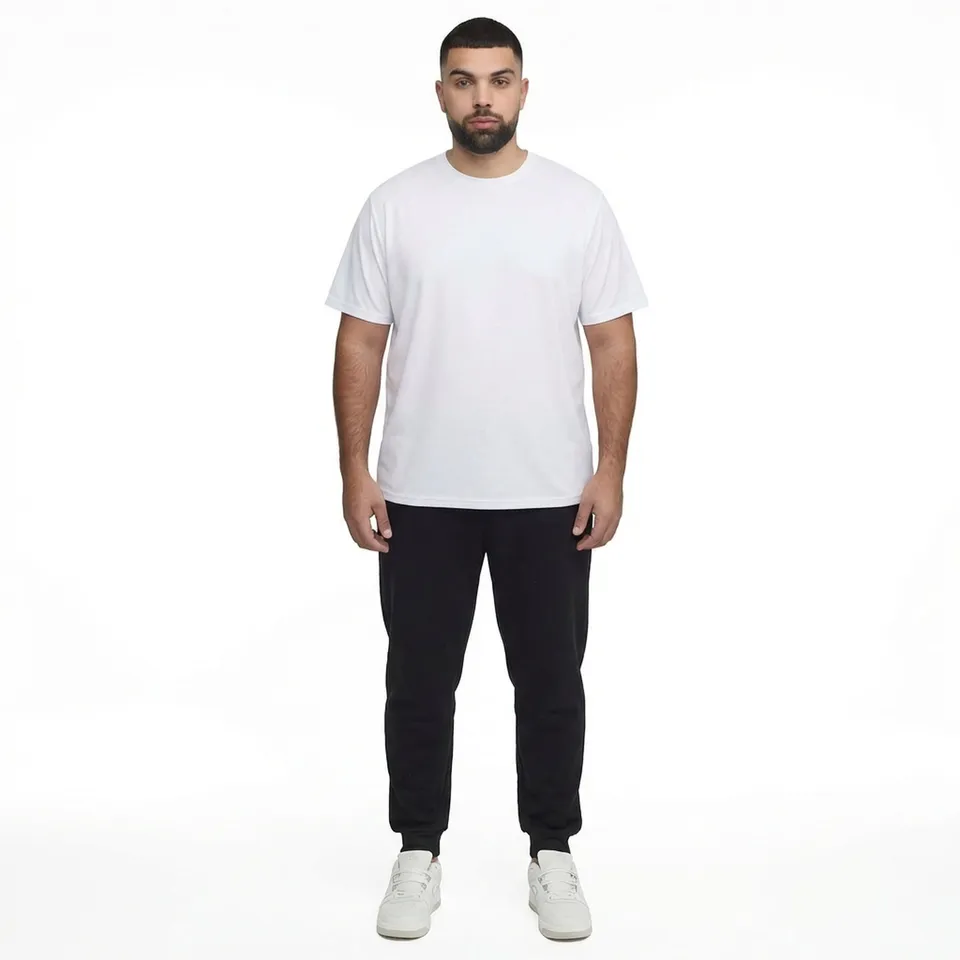 legea-sofia-pantaloni-sportivi-in-cotone-oversize-nero-3xl image 1