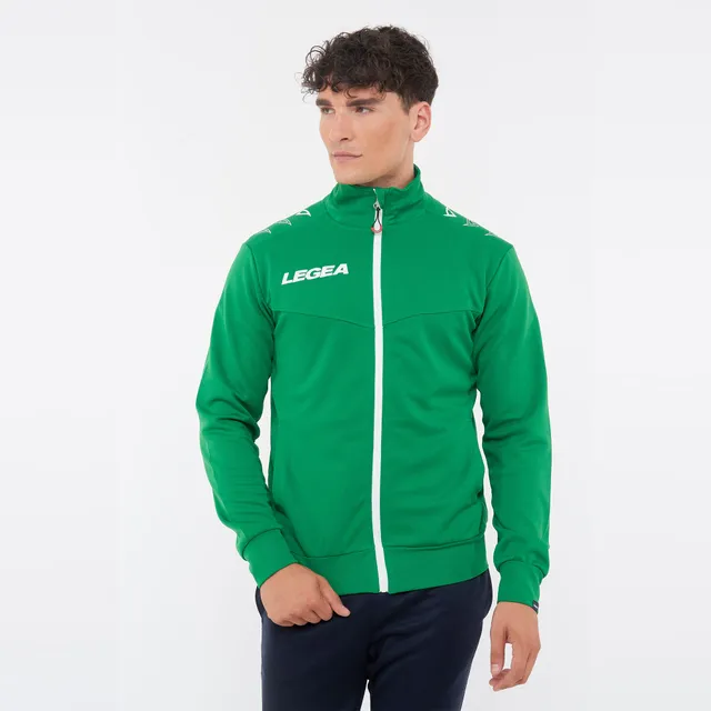 legea-alabama-giacca-con-zip-intera-da-running-verde-m image 1