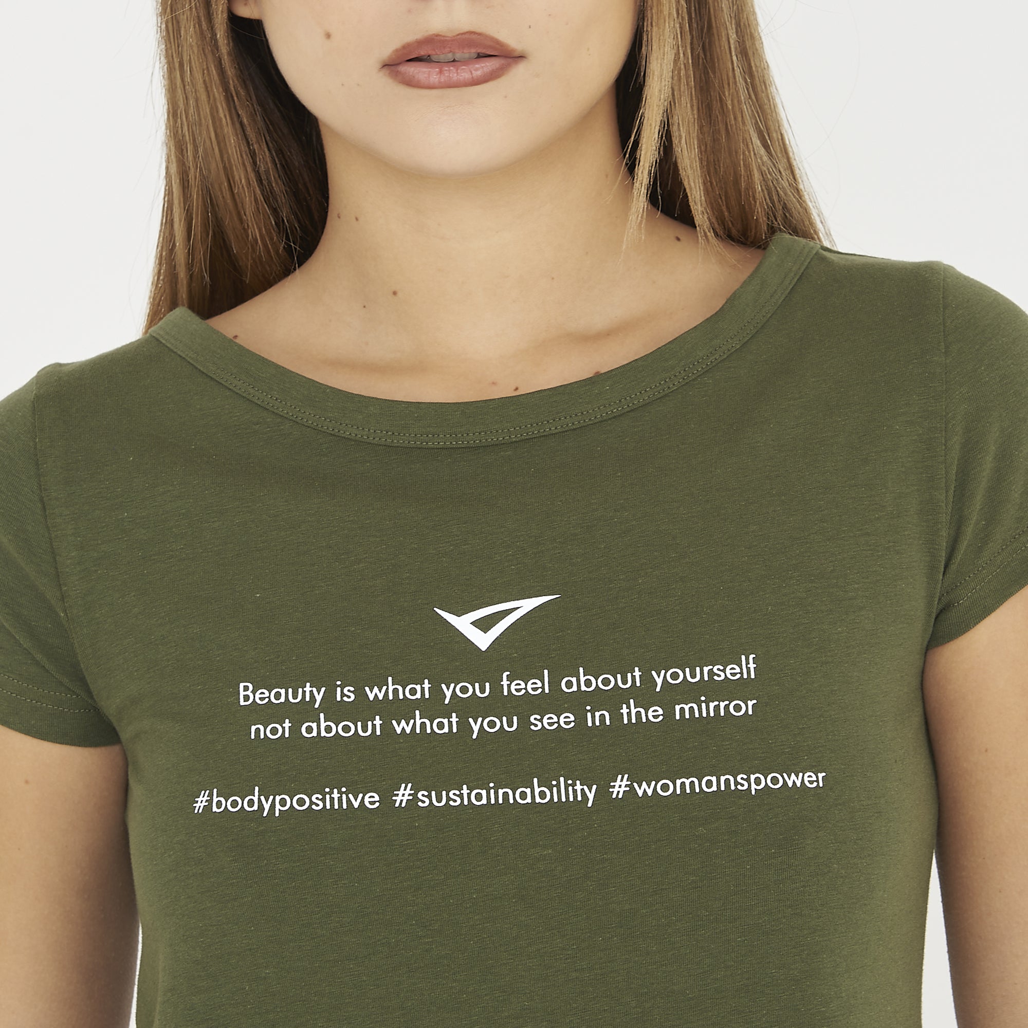 legea-europa-t-shirt-in-cotone-verde-militare-l image 3