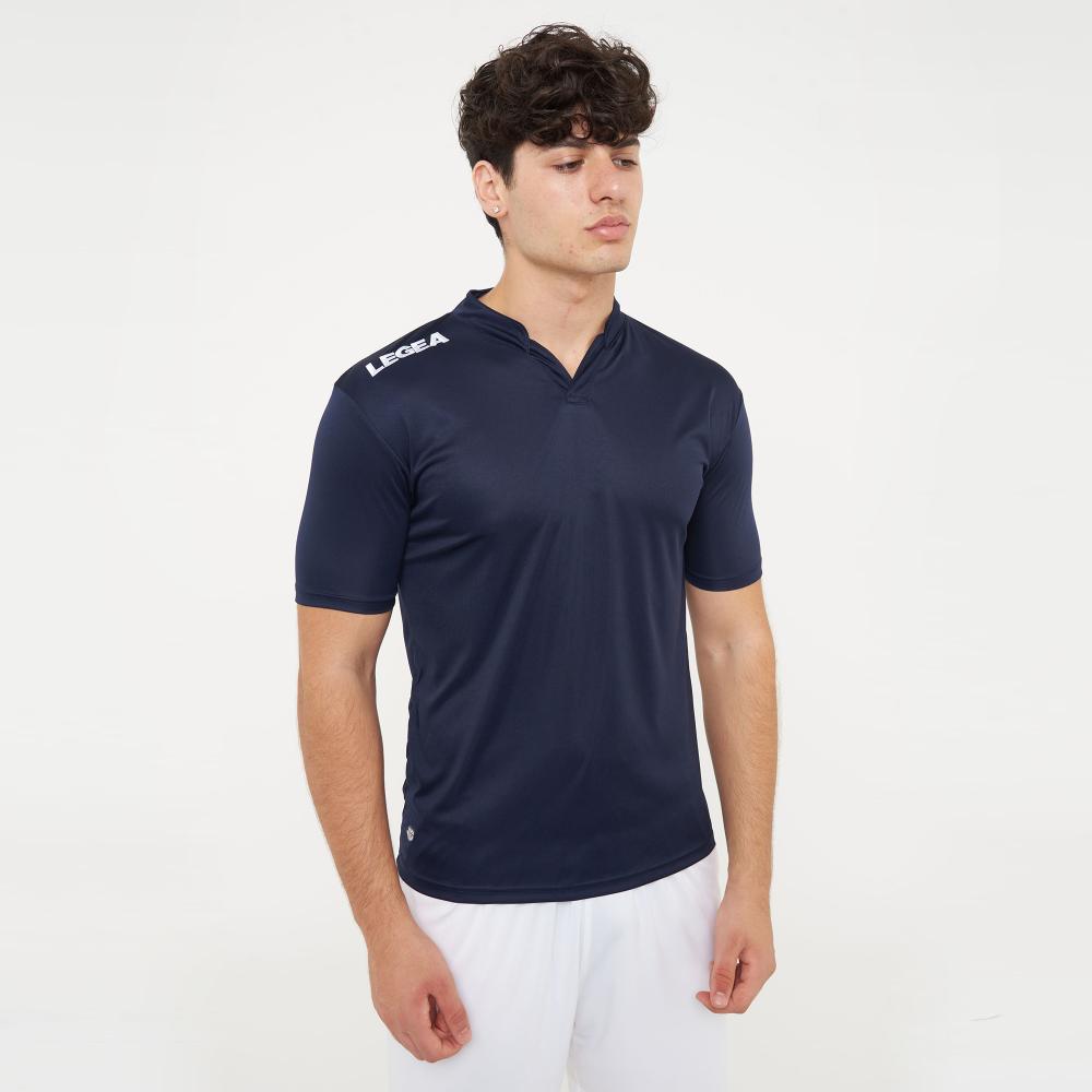 legea-ajaccio-maglia-da-calcio-con-colletto-blu-m image 1