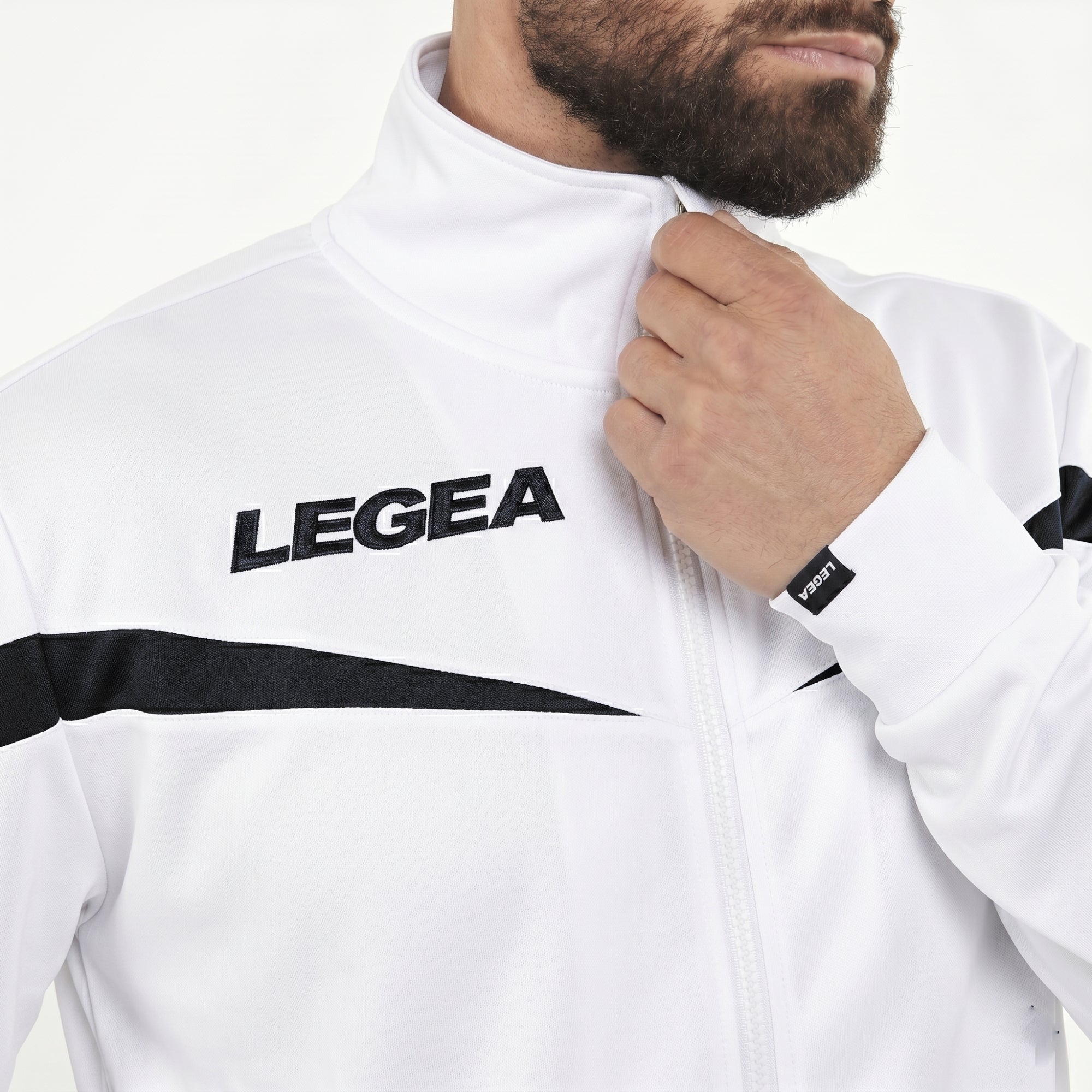 legea-salvador-giacca-sportiva-piquet-con-zip-bianco-2xl image 3
