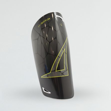 legea-parastinchi-calcio-pro-buckler-nero-verde-fluo-m image 1