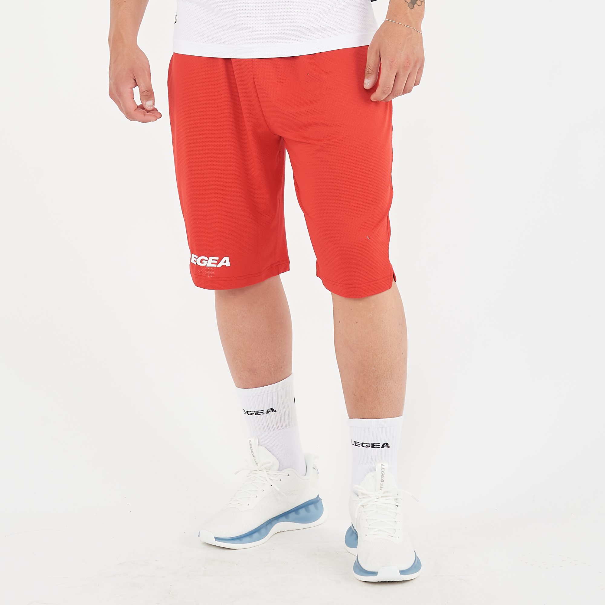 legea-cleveland-pantaloncini-da-allenamento-rosso-l image 1