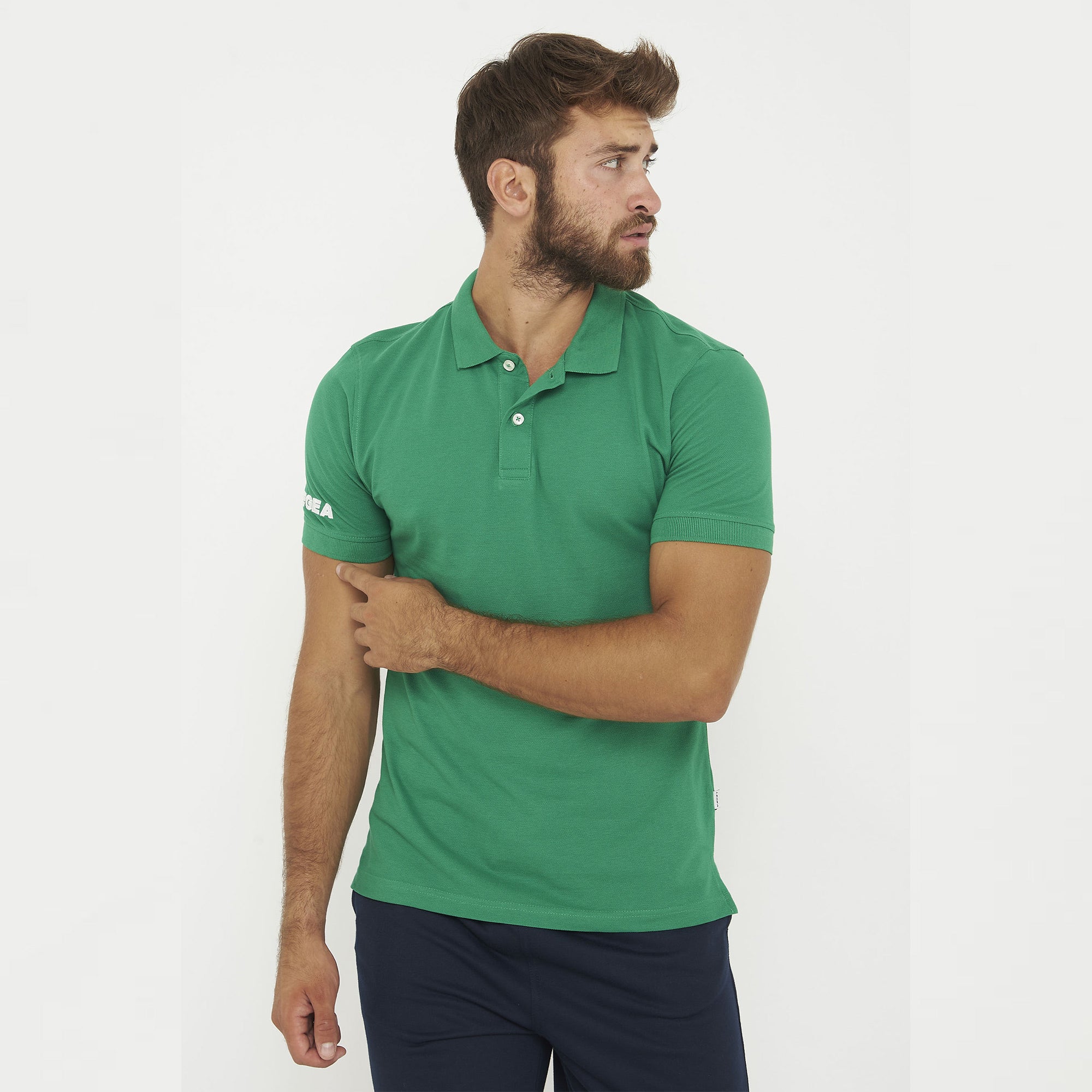 legea-ariete-polo-in-cotone-verde-2xl image 1