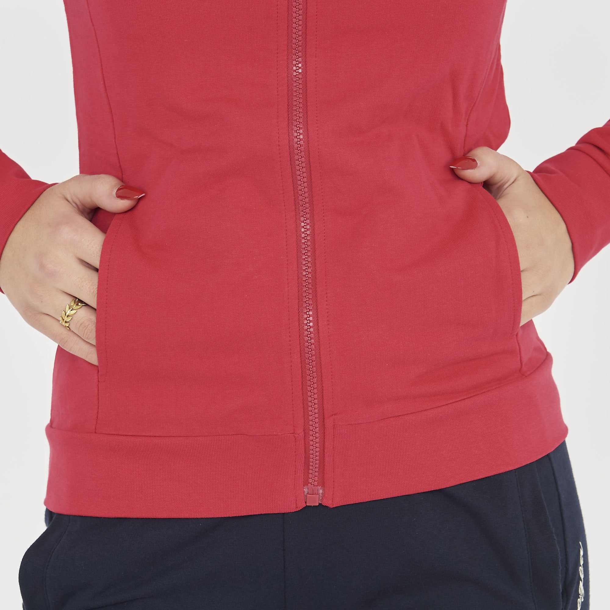 legea-giacca-sportiva-dair-con-zip-e-cappuccio-rosa-scuro-l image 3