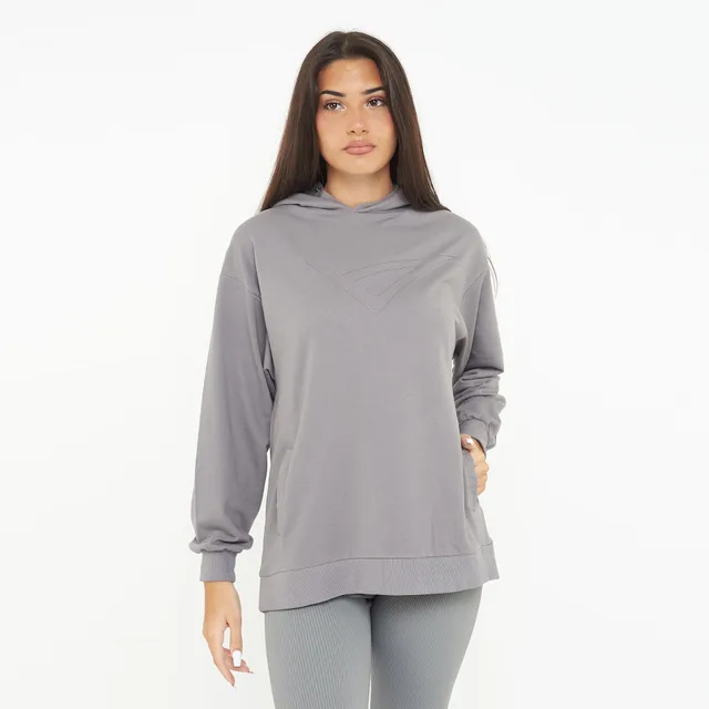 legea-felpa-con-cappuccio-f-loosy-in-cotone-grigio-scuro-xl image 1