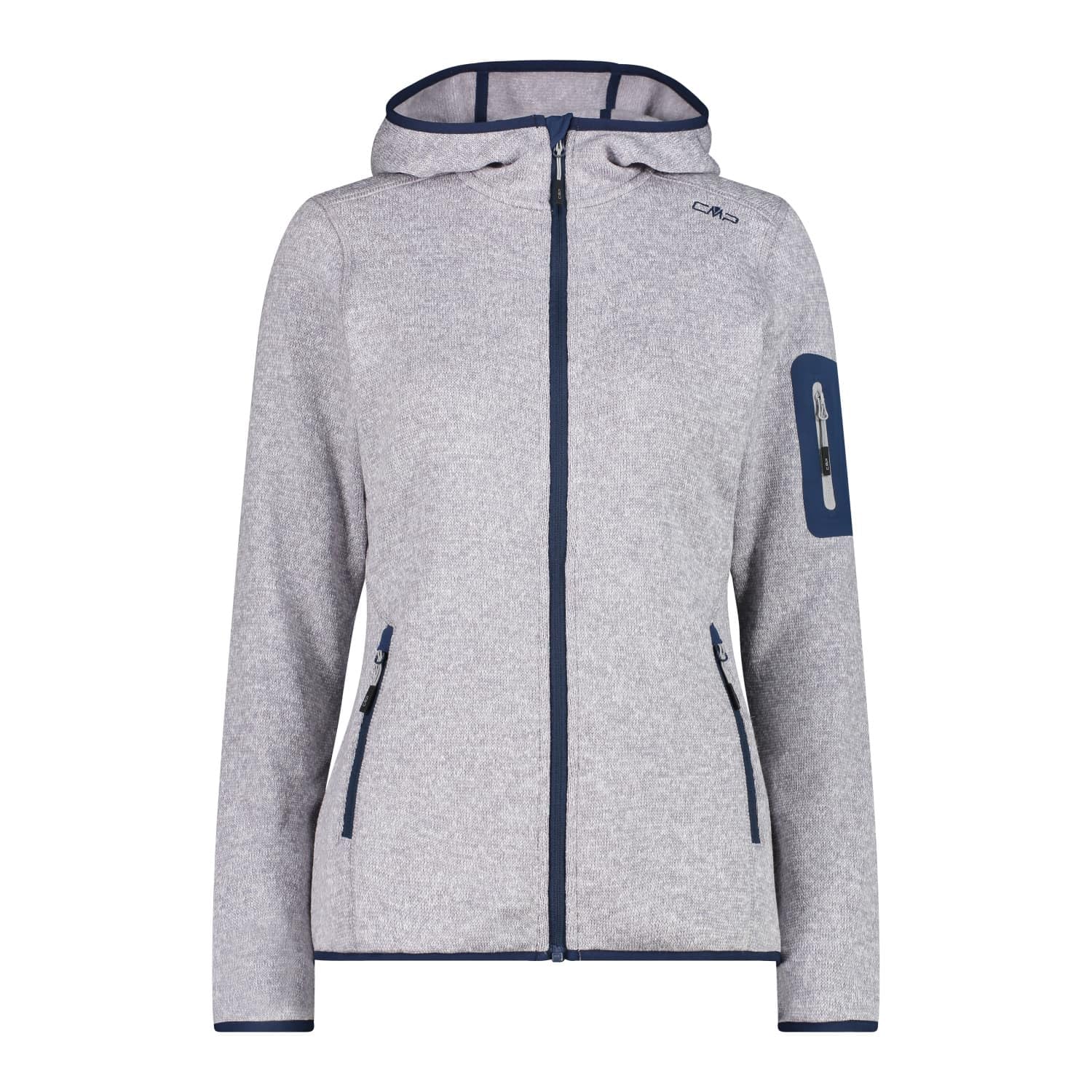 cmp-giacca-knit-tech-con-cappuccio-fisso-donna image 6