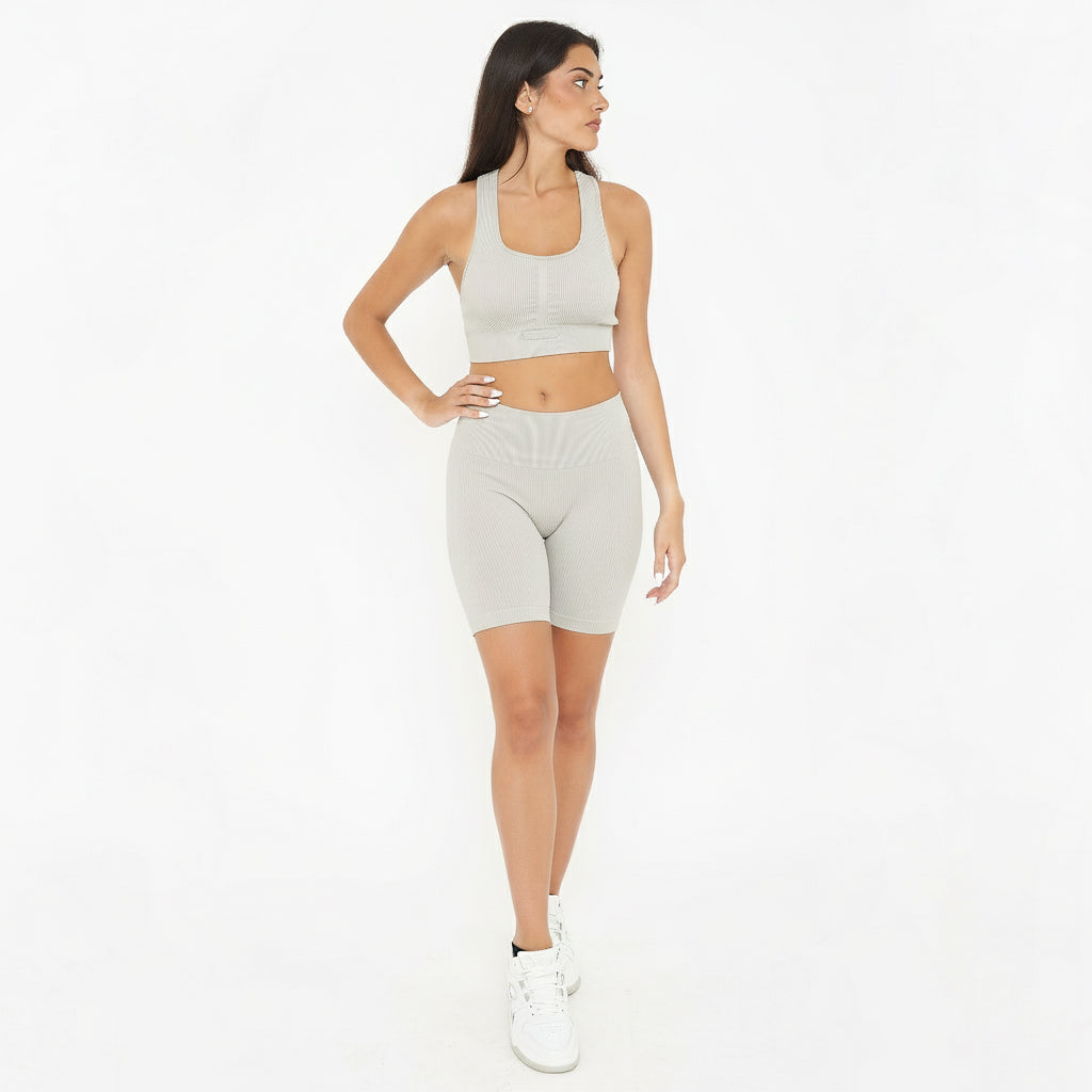 legea-iconic-ride-completino-da-allenamento-donna-grigio-chiaro image 1