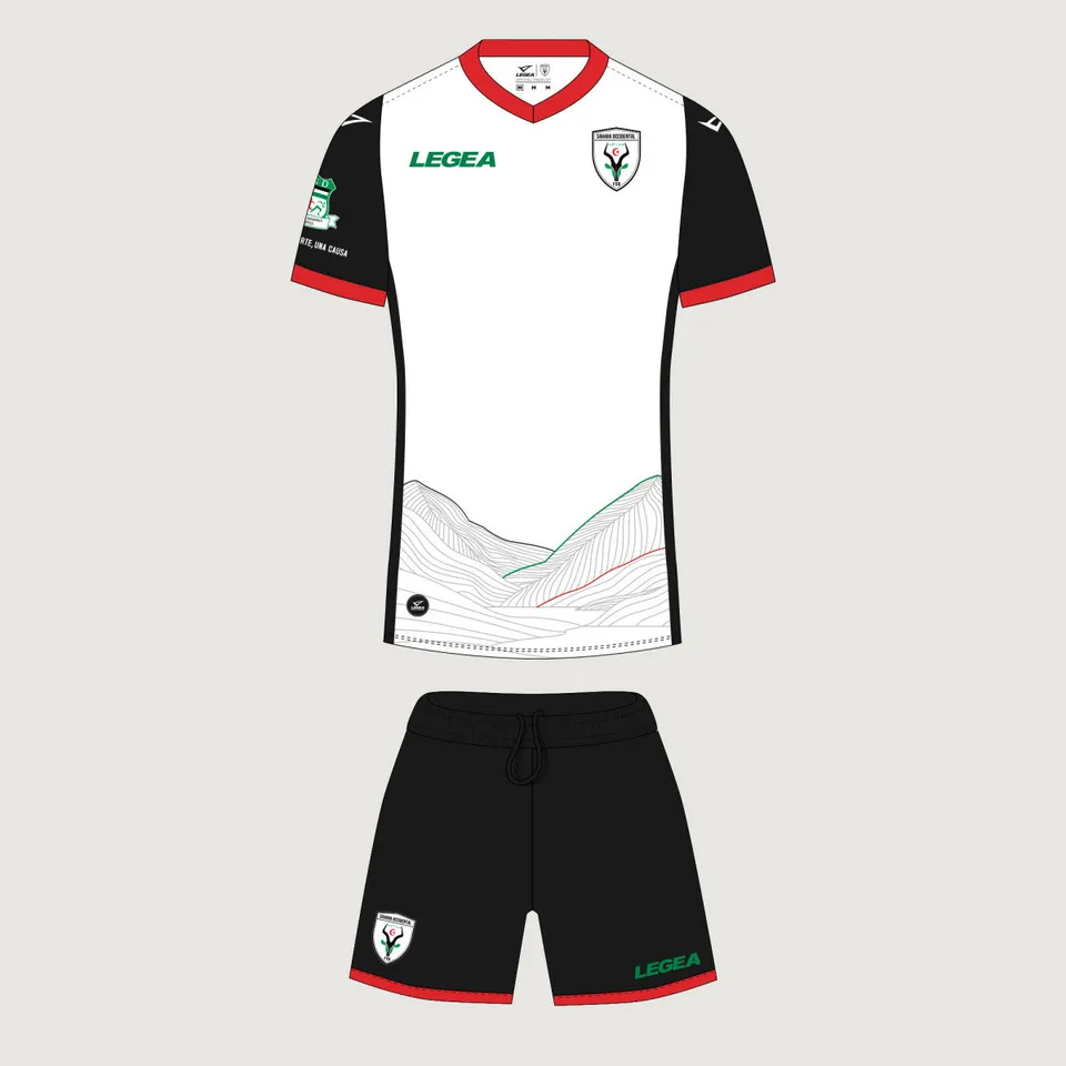 legea-saharaui-kit-juego-completo-sportivo-bianco-nero image 1