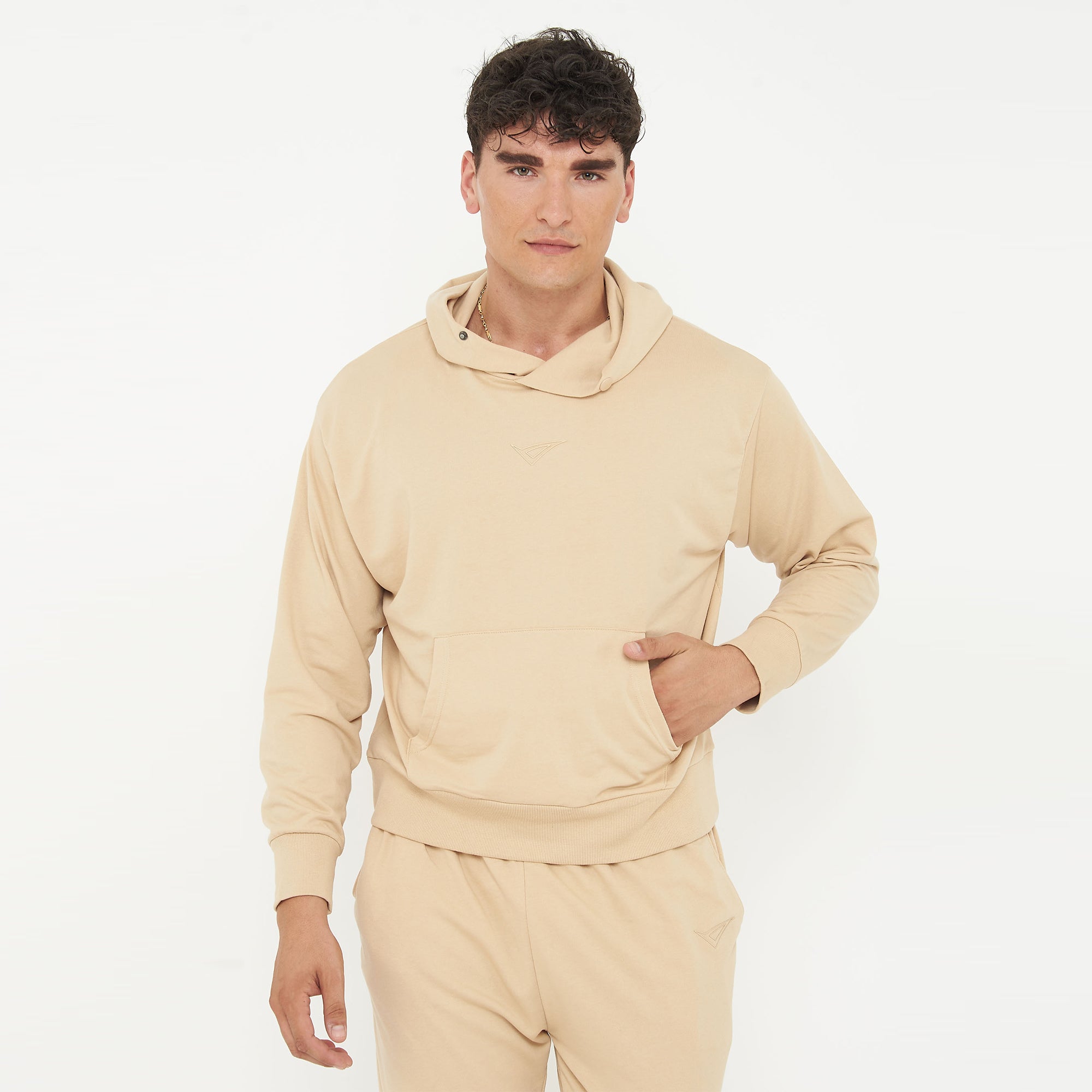 legea-f-boxy-felpa-unisex-con-cappuccio-sabbia-xl image 2
