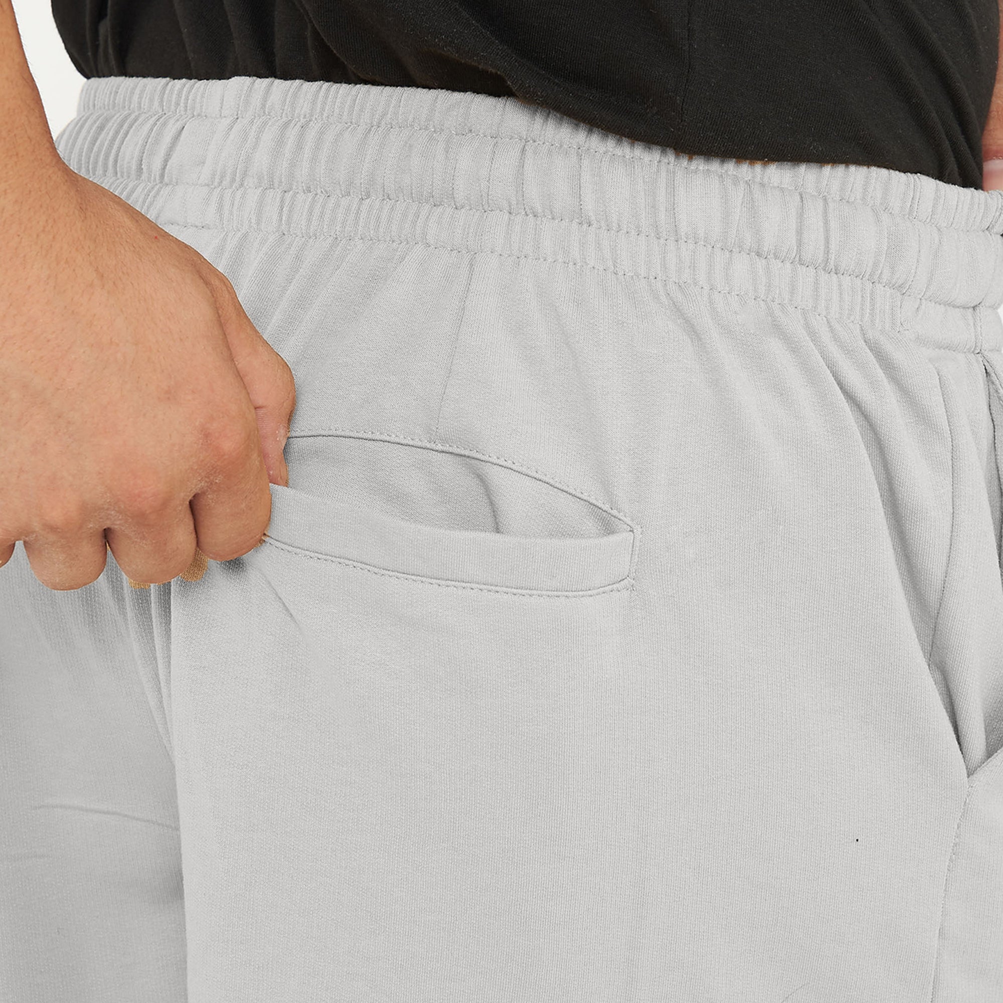 legea-f7-pantaloncini-in-french-terry-grigio-chiaro-m image 3