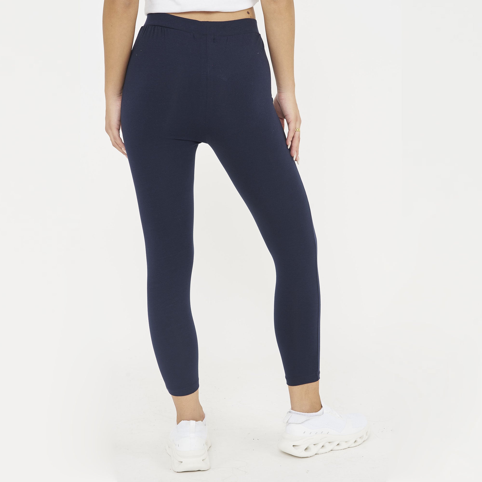legea-yren-leggings-capri-cotone-allenamento-blu-l image 3