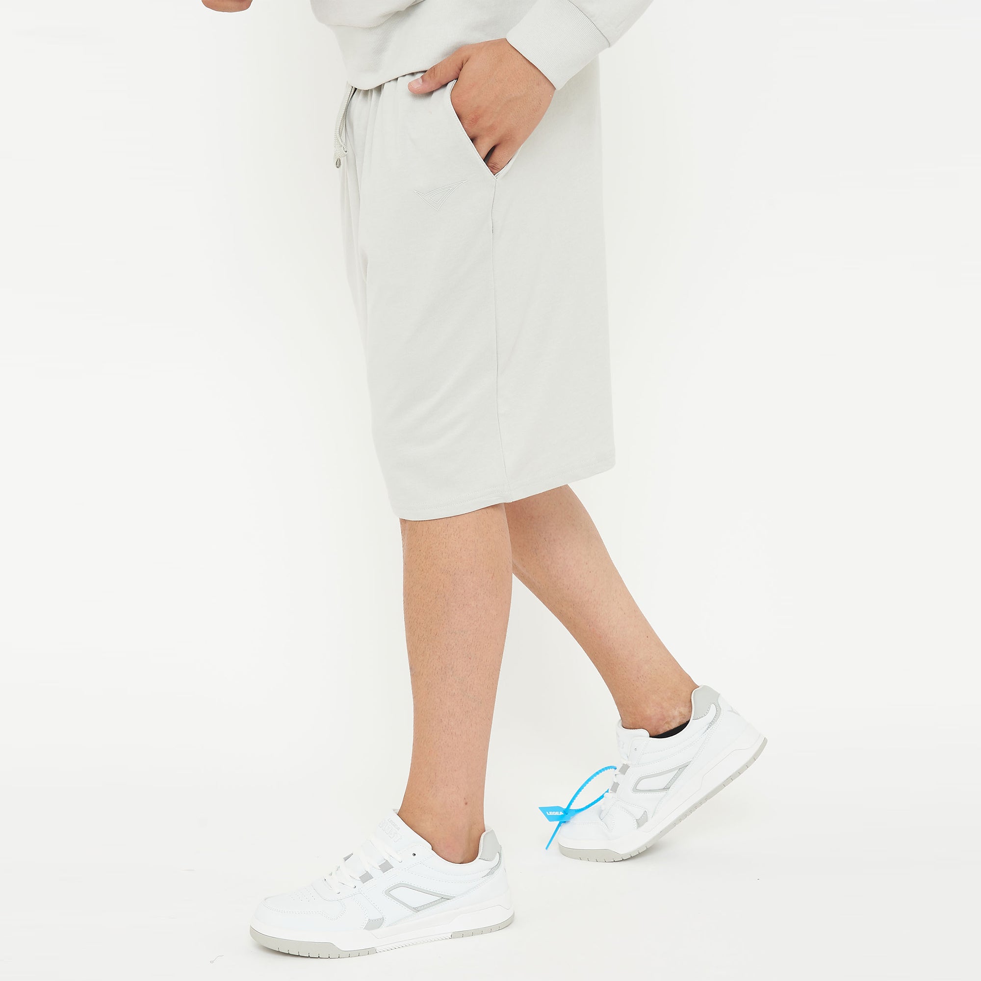 legea-f9-pantaloncini-sportivi-con-tasche-grigio-chiaro-s image 2