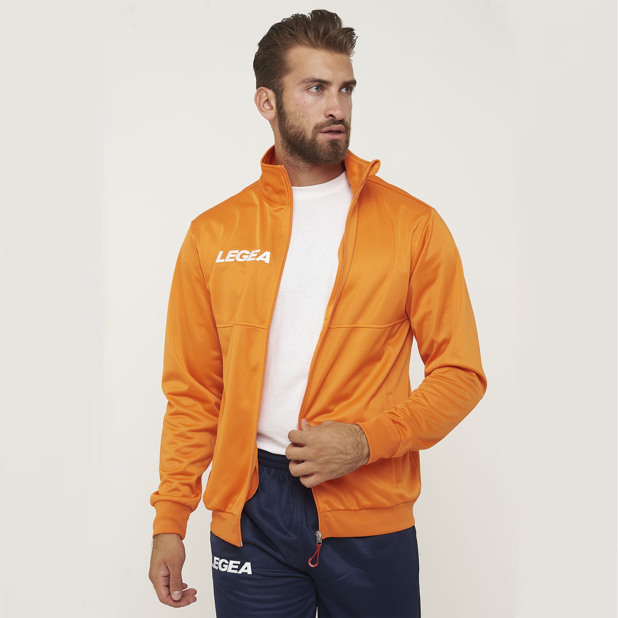 legea-cuba-giacca-sportiva-con-zip-e-cappuccio-arancio-xl image 2
