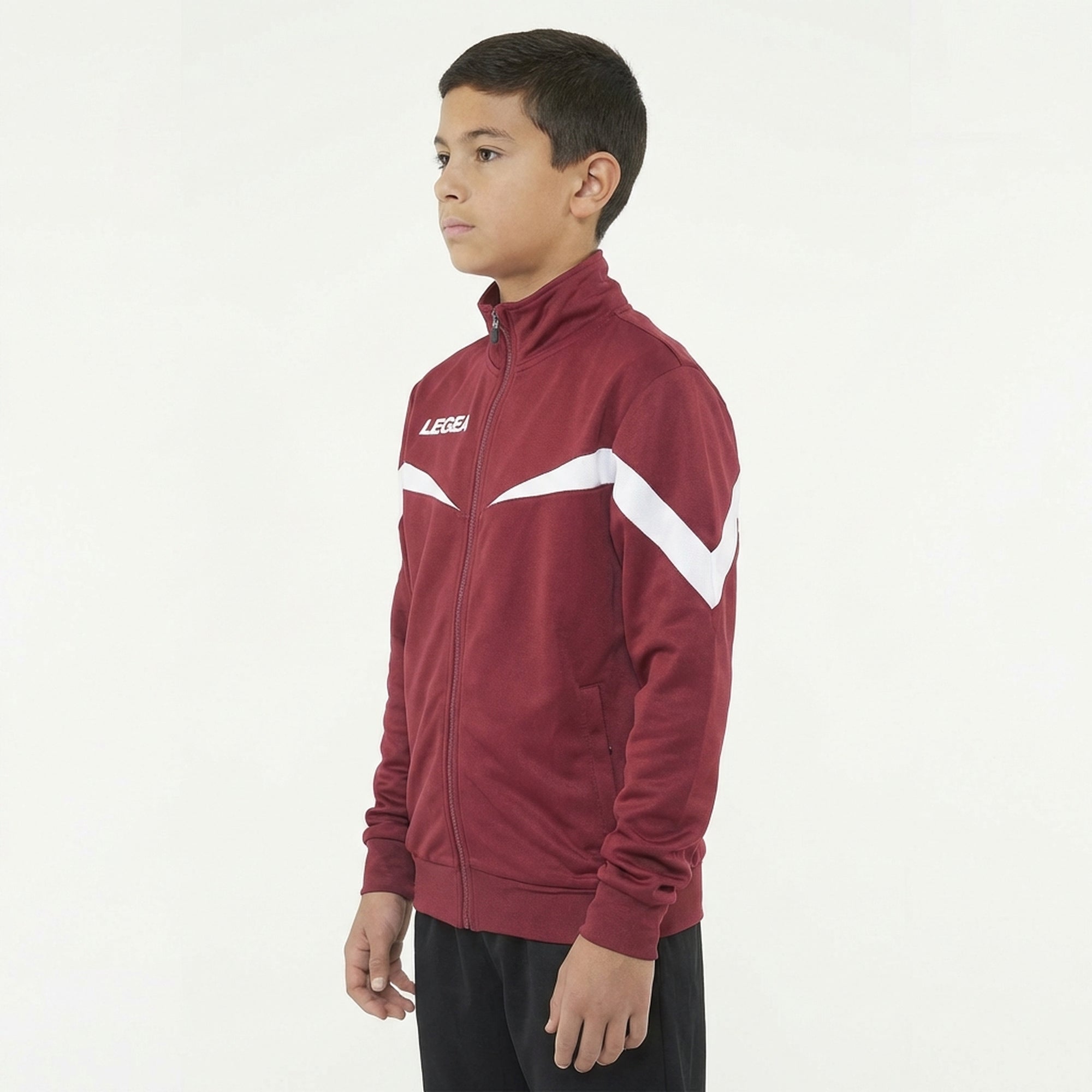 legea-mosca-giacca-sportiva-con-zip-taglie-piccole-granata-2xs image 3