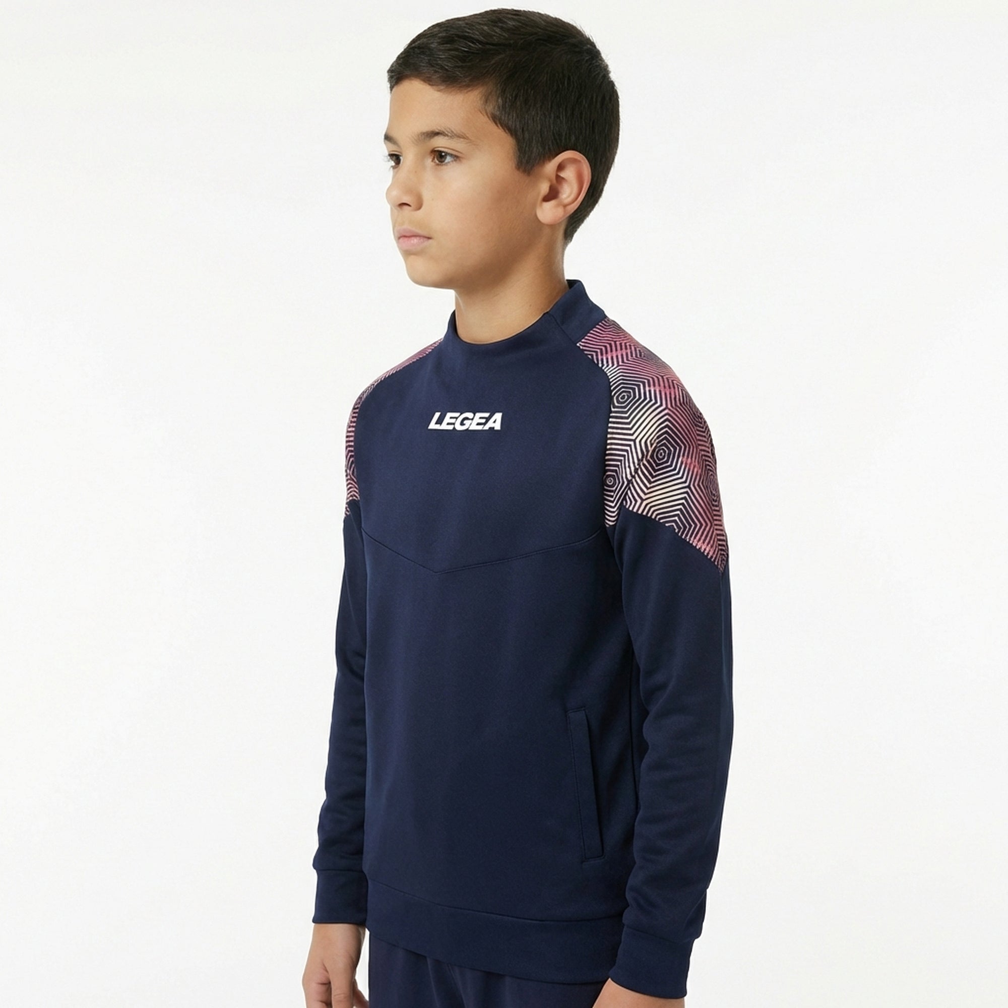 legea-giacca-con-zip-petra-blu-pesca-neon-xs-taglie-piccole image 3