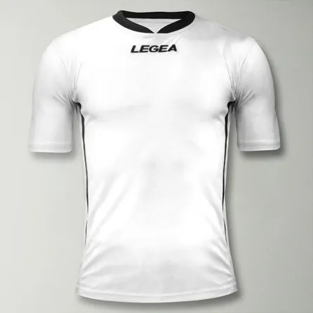 legea-dusseldorf-maglia-calcio-maniche-corte-bianco-nero-2xs image 1
