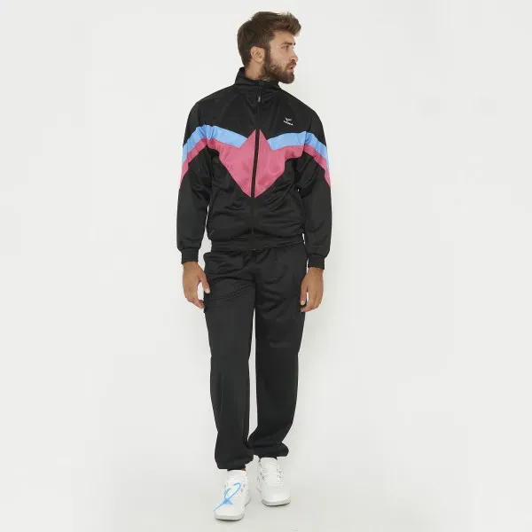legea-loose-cargo-vintage-tuta-sportiva-completa-nero-fucsia-xl image 1
