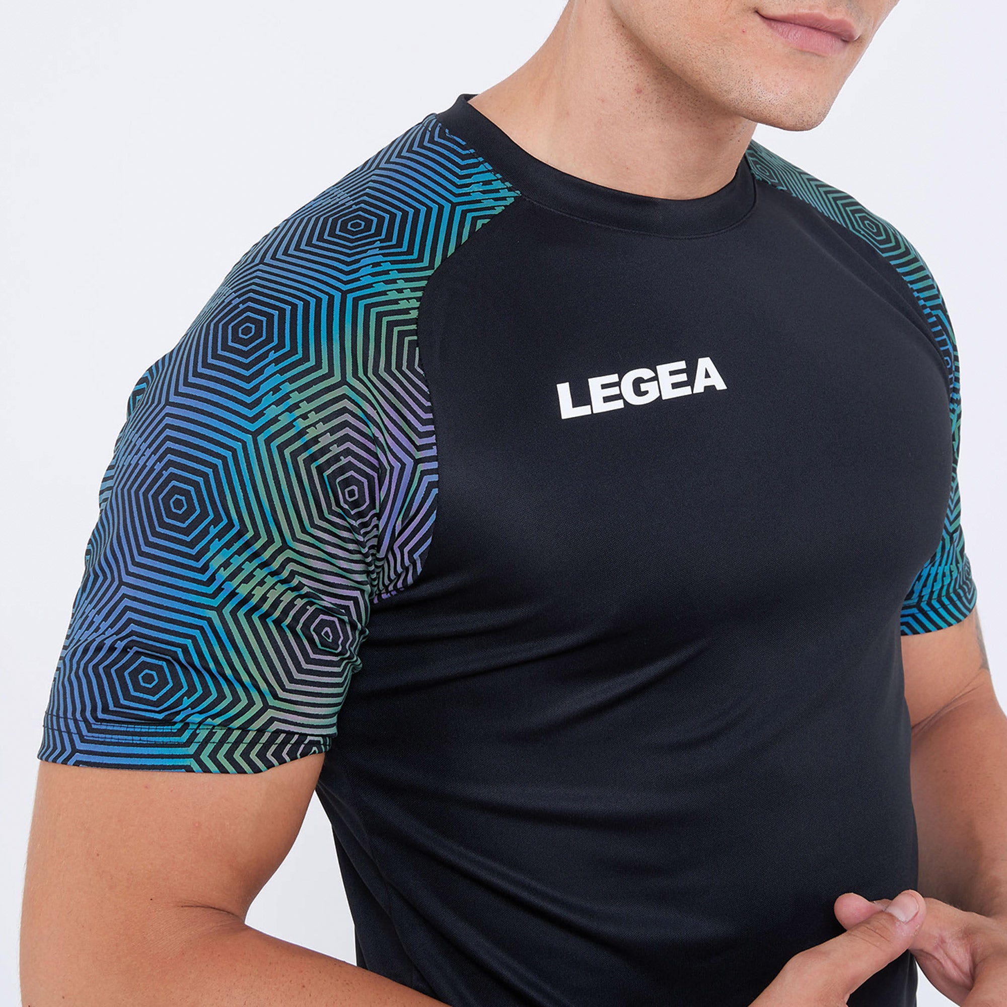 legea-giacarta-maglia-running-nero-verde-tiffany-s image 3