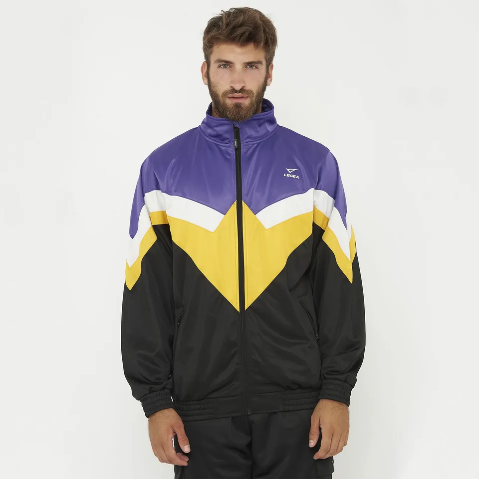 legea-loose-giacca-con-zip-vintage-nero-ocra-l image 1