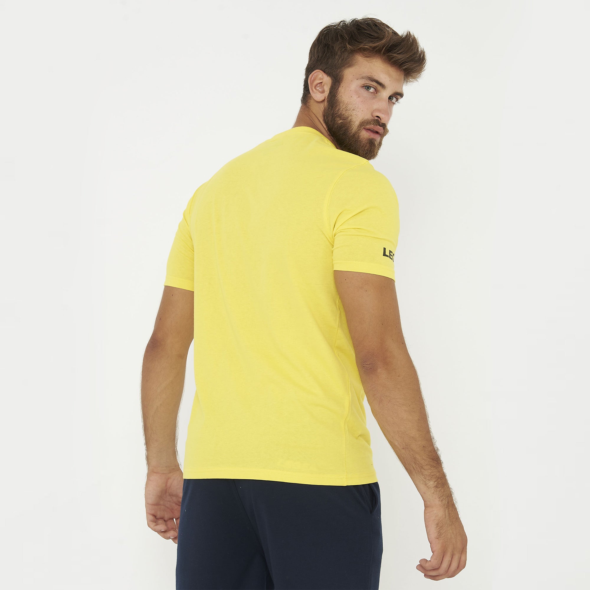 legea-aria-t-shirt-in-cotone-gialla-xl image 2