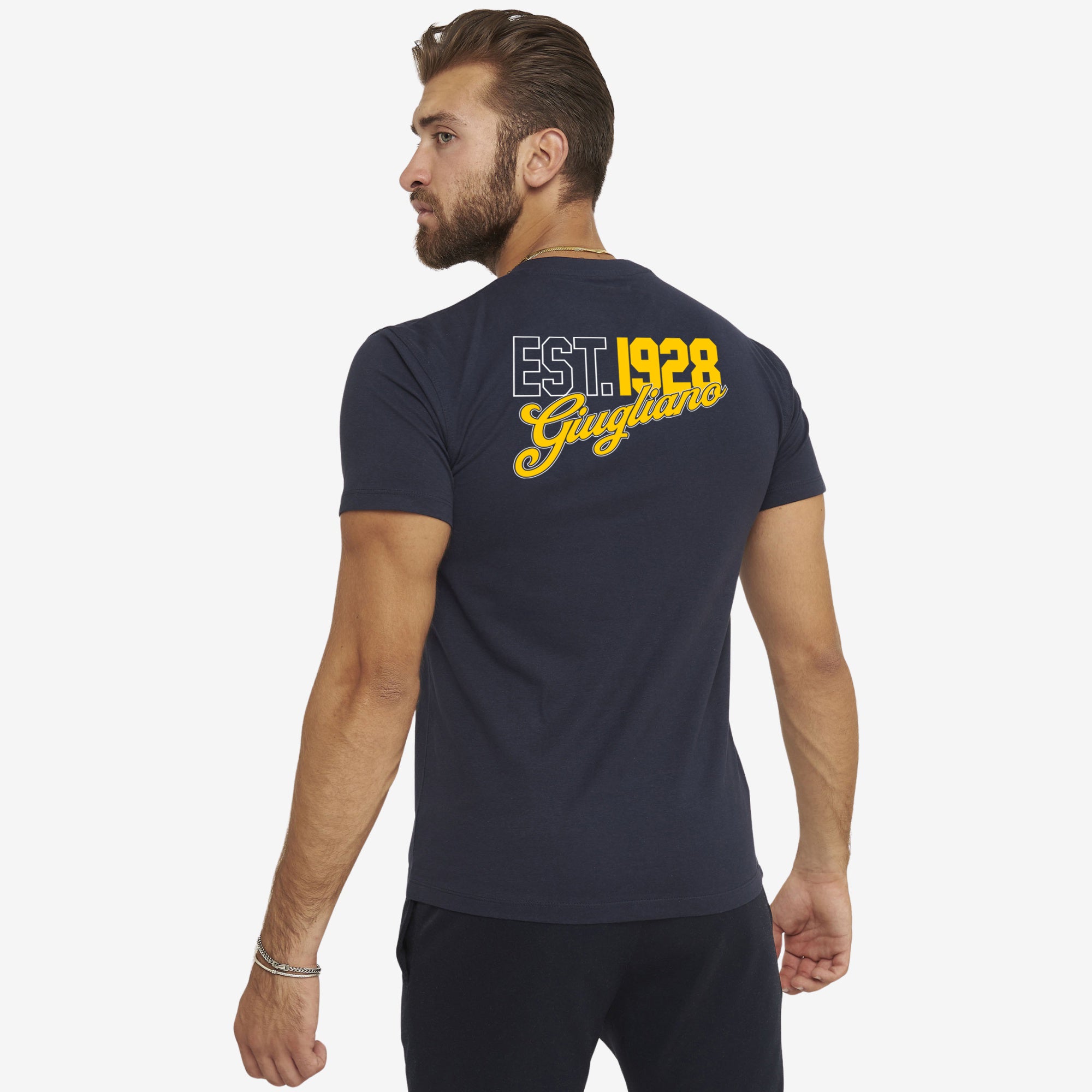 legea-giugliano-calcio-t-shirt-stampa-vintage-blu image 2