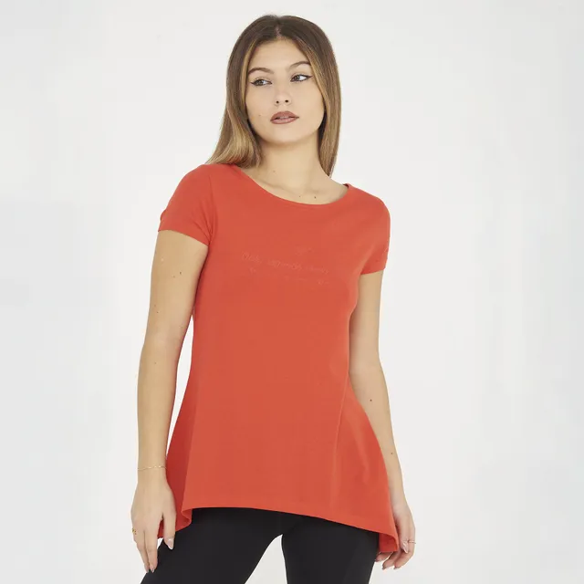 legea-callisto-t-shirt-in-cotone-donna-corallo-l image 1