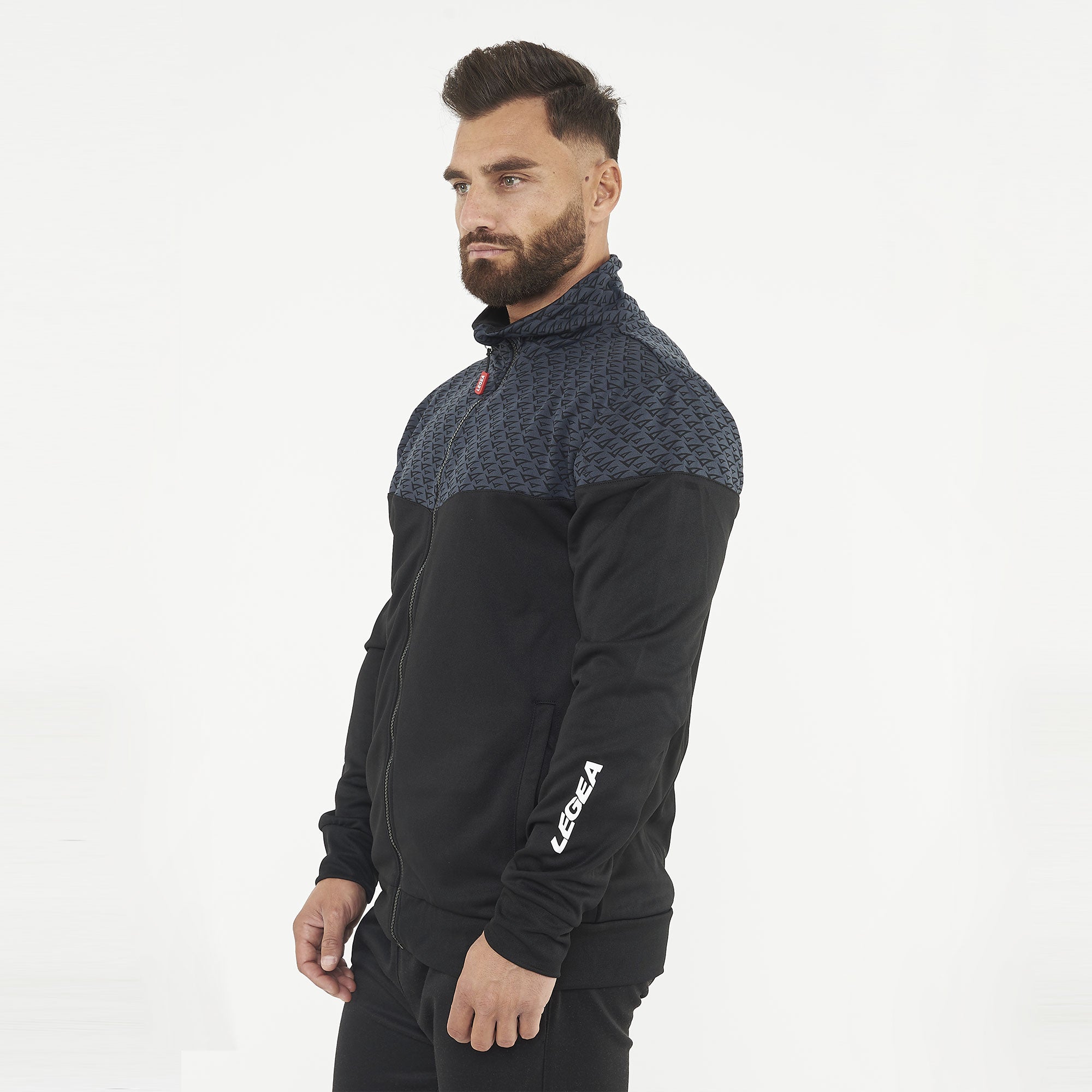 legea-arkansas-giacca-zip-poliestere-nero-piombo-2xl image 6