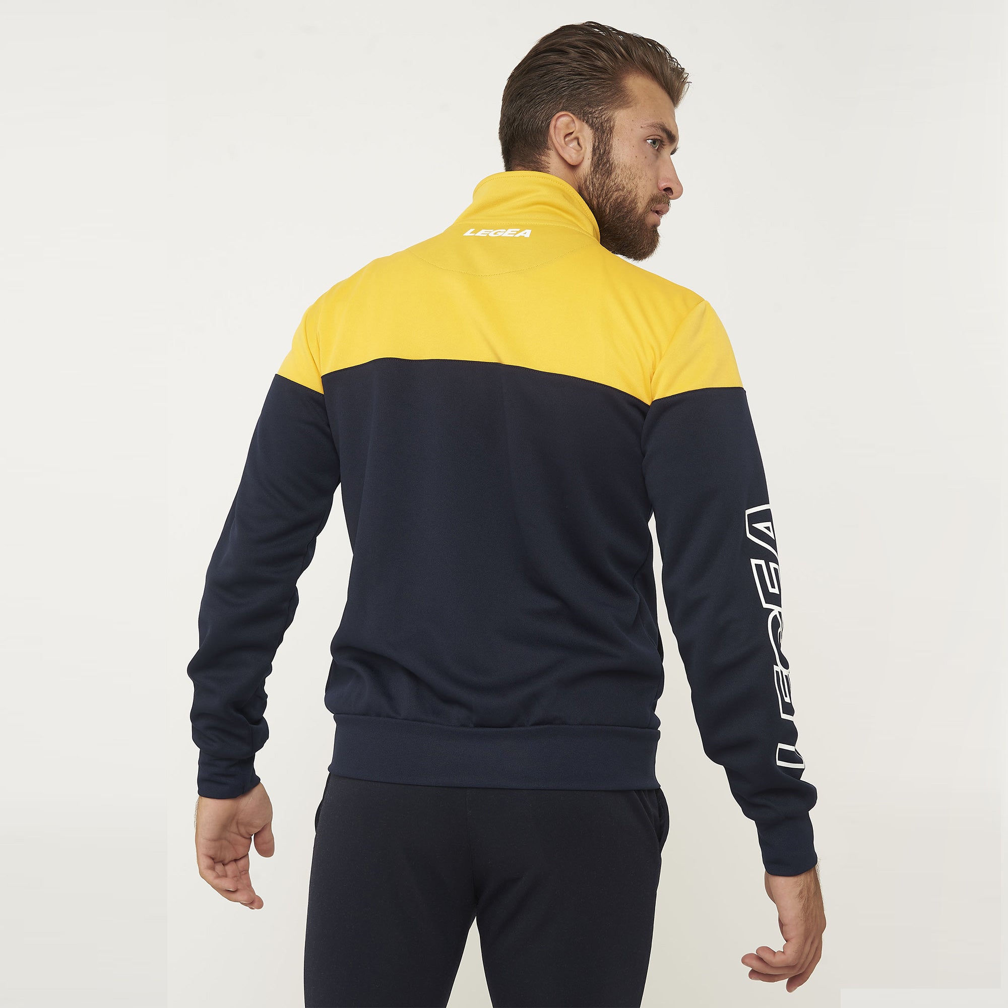 legea-giacca-bicolor-full-zip-ontario-senior-blu-ocra-s image 2