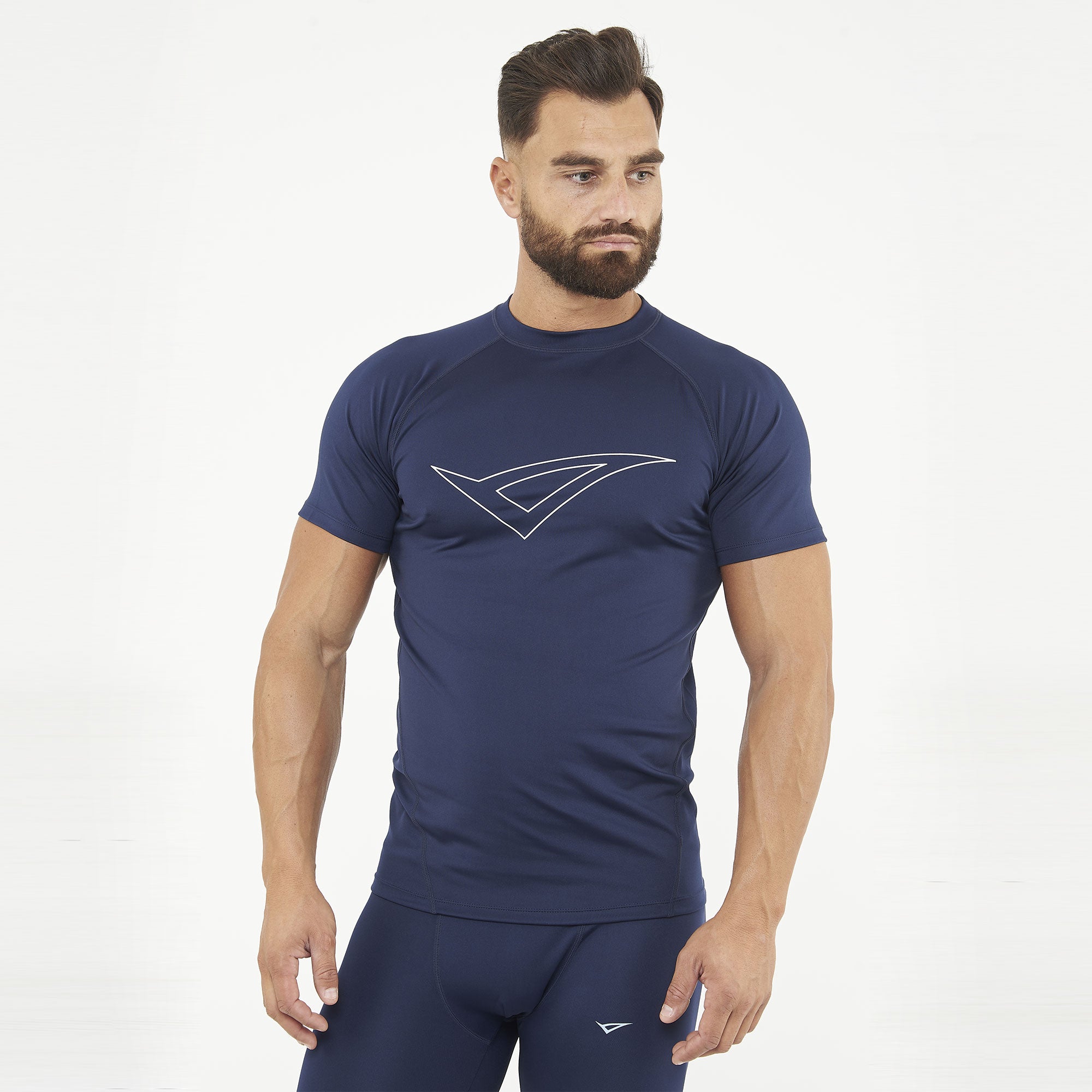 legea-ironboy-tee-maglia-termica-mezza-manica-blu-m-l image 1