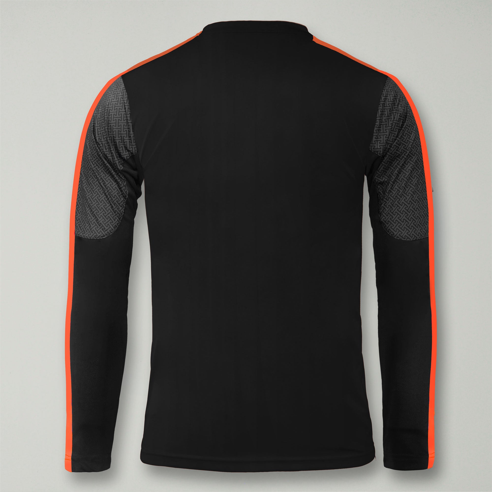 legea-atene-maglia-calcio-maniche-lunghe-nero-arancio-fluo-m image 1