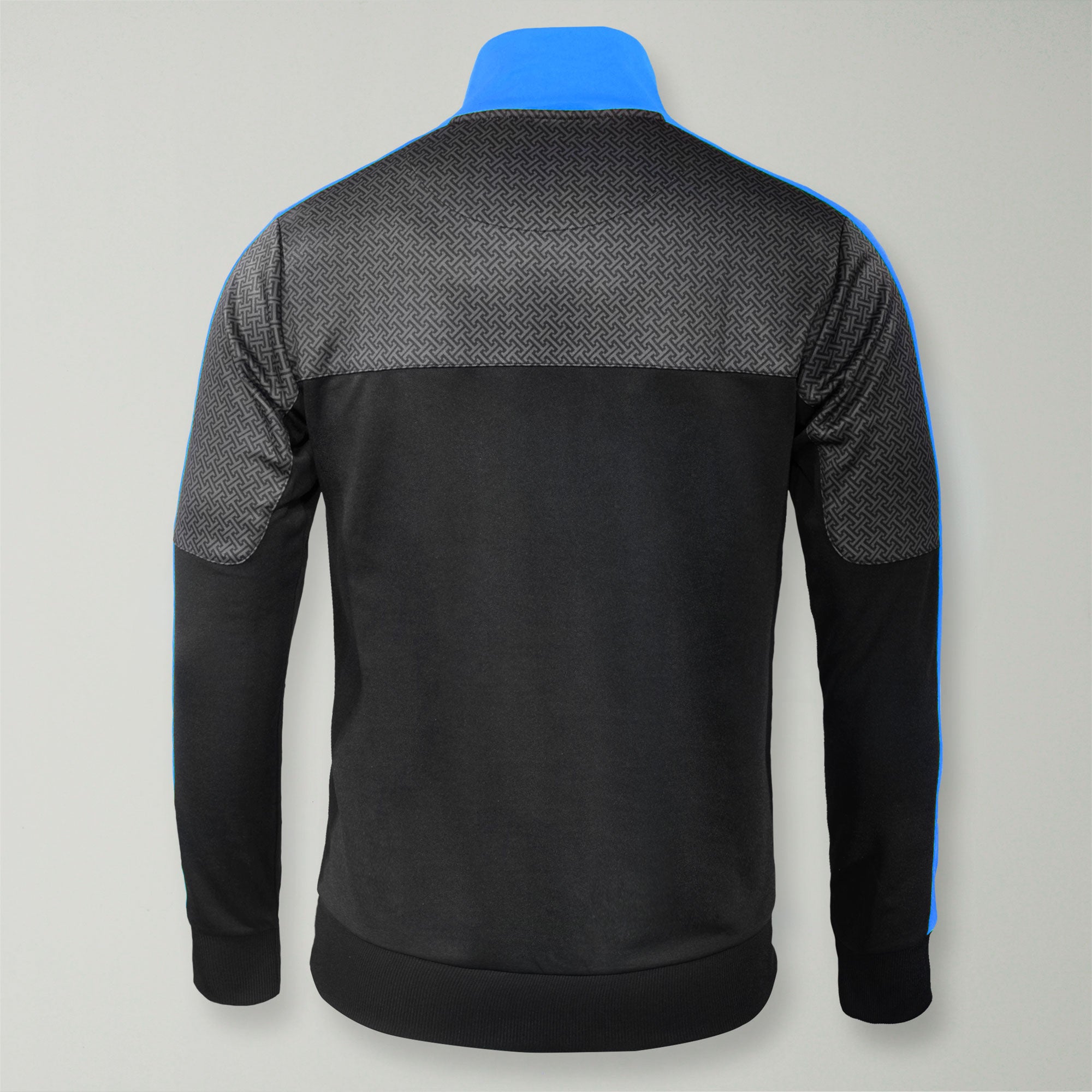 legea-damasco-giacca-allenamento-zip-intera-nero-celeste-fluo-2xl image 3