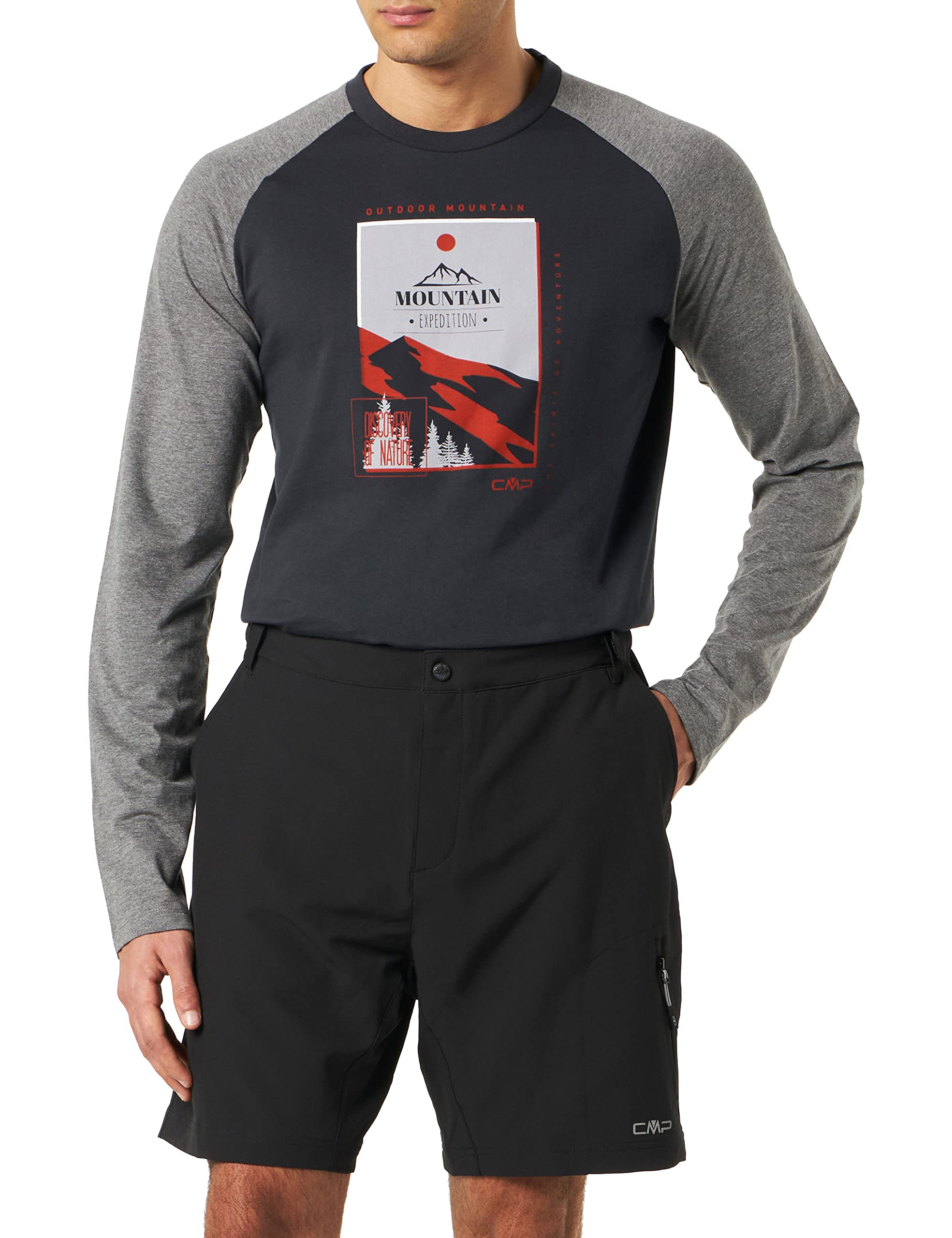 cmp-free-bike-mesh-bermuda-elasticizzati-uomo-con-fodera-interna image 3