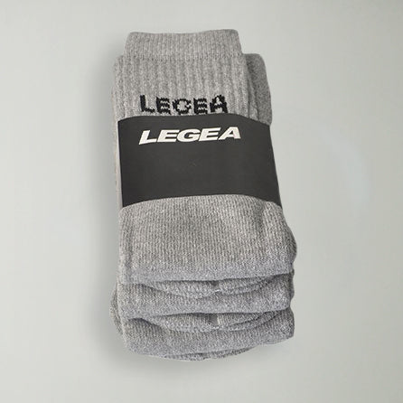 legea-bundy-calzino-alto-in-cotone-grigio image 1