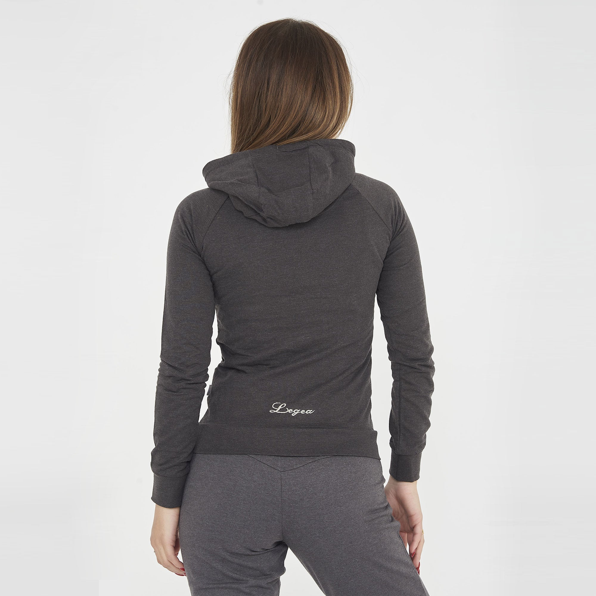 legea-dair-giacca-sportiva-donna-con-zip-e-cappuccio-grigio-melange-xs image 2