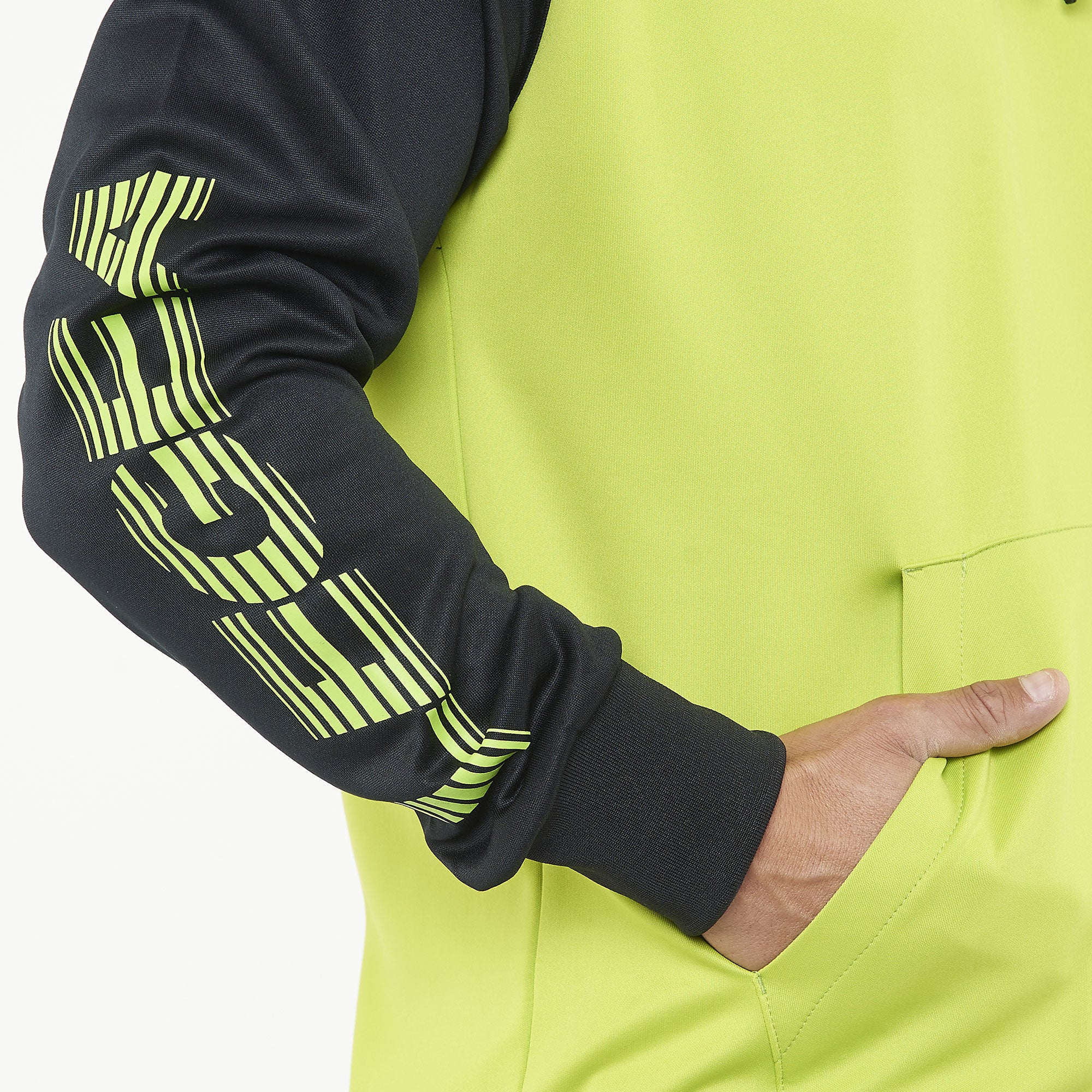 legea-stored-felpa-con-cappuccio-zip-verde-lime-s image 4
