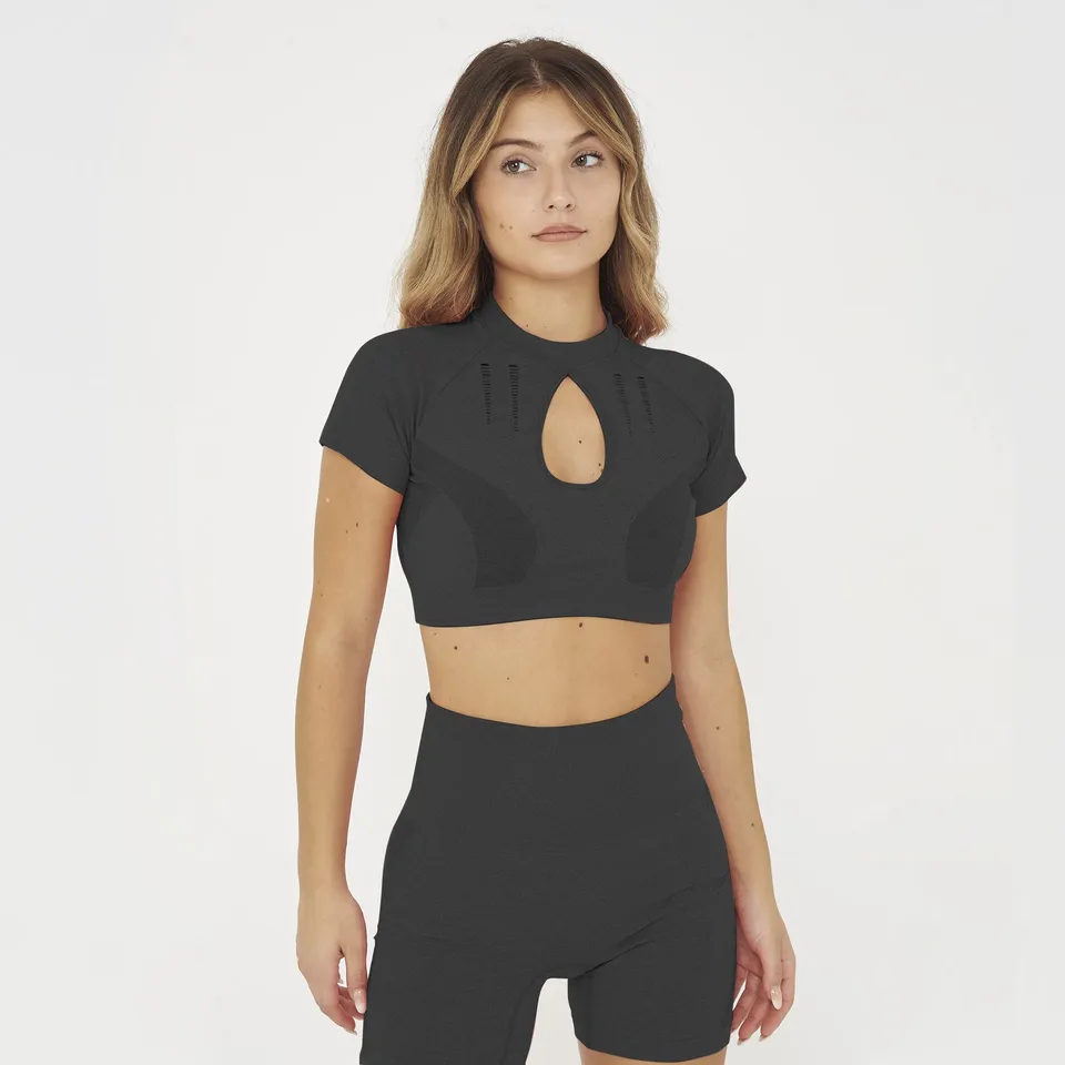 legea-lexi-maglia-crop-fitness-donna-nero-s image 1