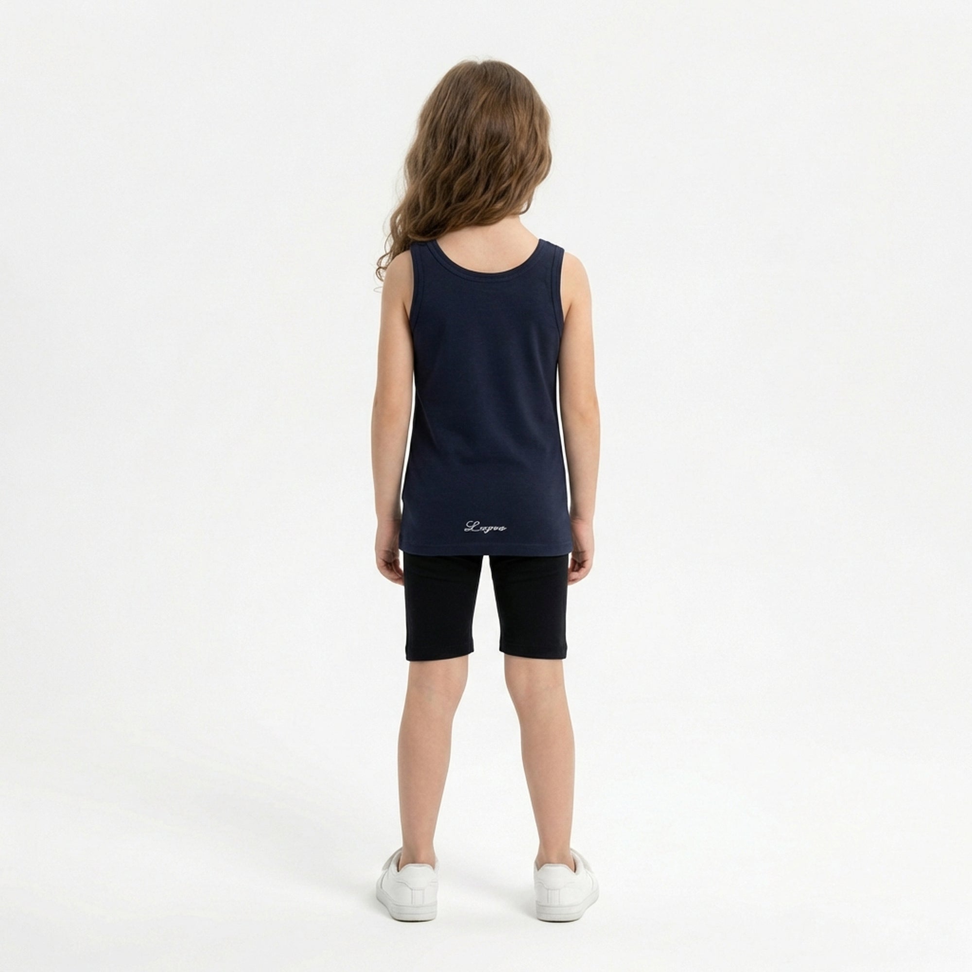 legea-canotta-raita-spalle-larghe-in-cotone-blu-xs image 2