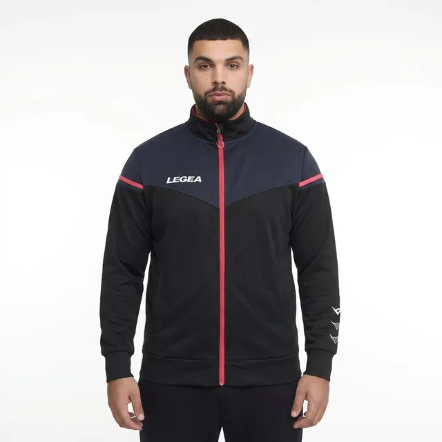 legea-sender-giacca-sportiva-con-zip-oversize-nero-fucsia-3xl image 1