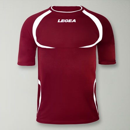 legea-taipei-maglia-a-maniche-corte-granata-bianco-s image 1