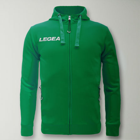 legea-sarajevo-junior-felpa-zip-con-cappuccio-bambino-verde-3xs image 1