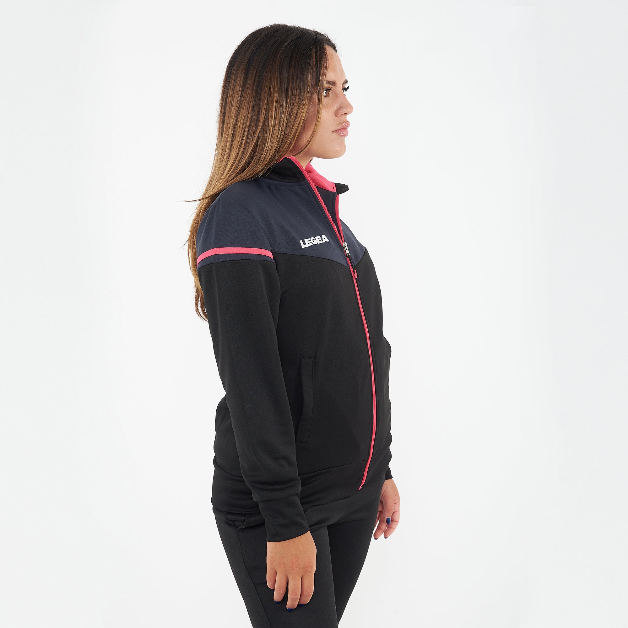 legea-sender-giacca-sportiva-nero-fucsia-l image 3